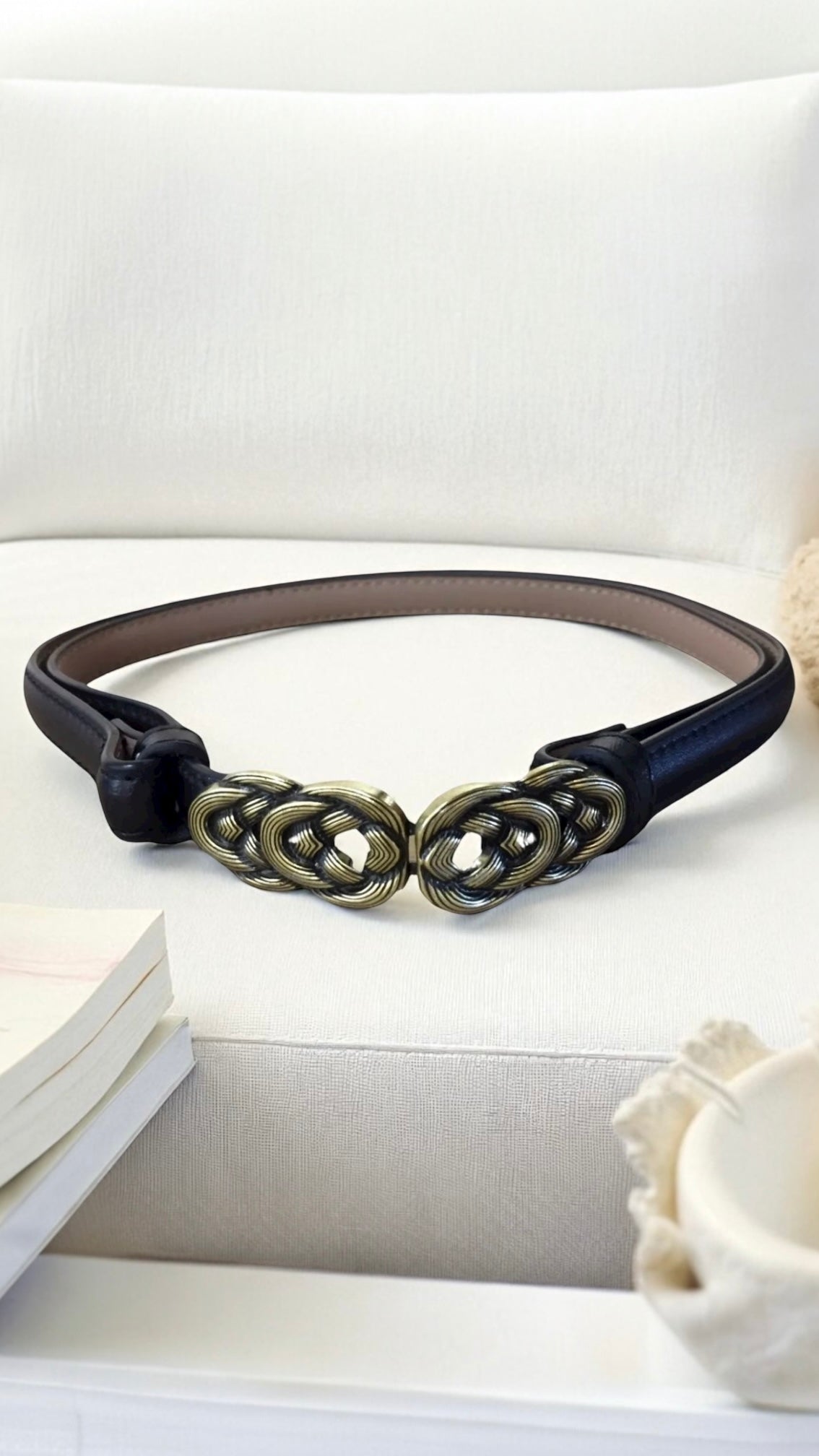 CINTURÓN MELIA - NEGRO