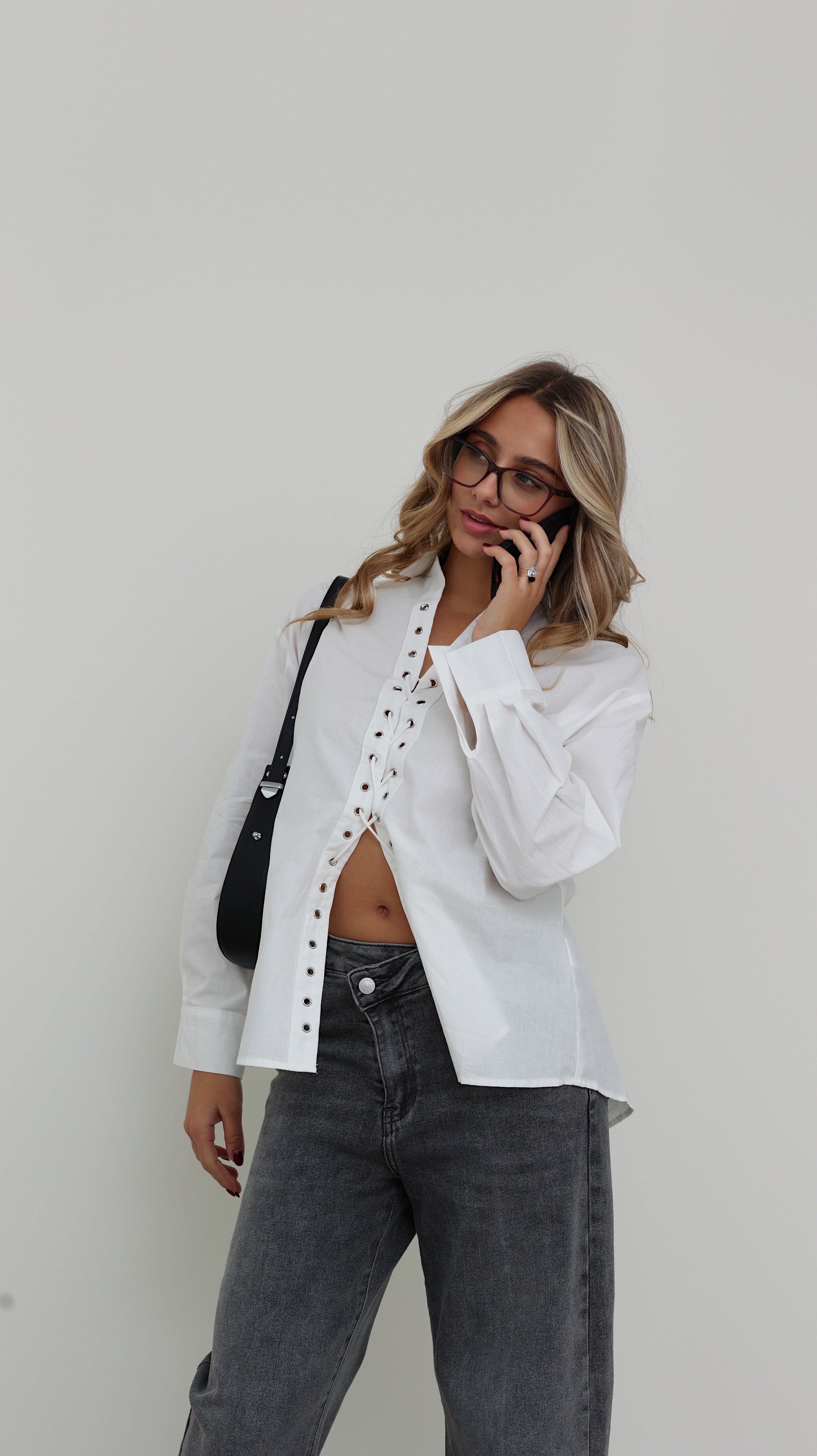 OCEAN BLOUSE - WHITE