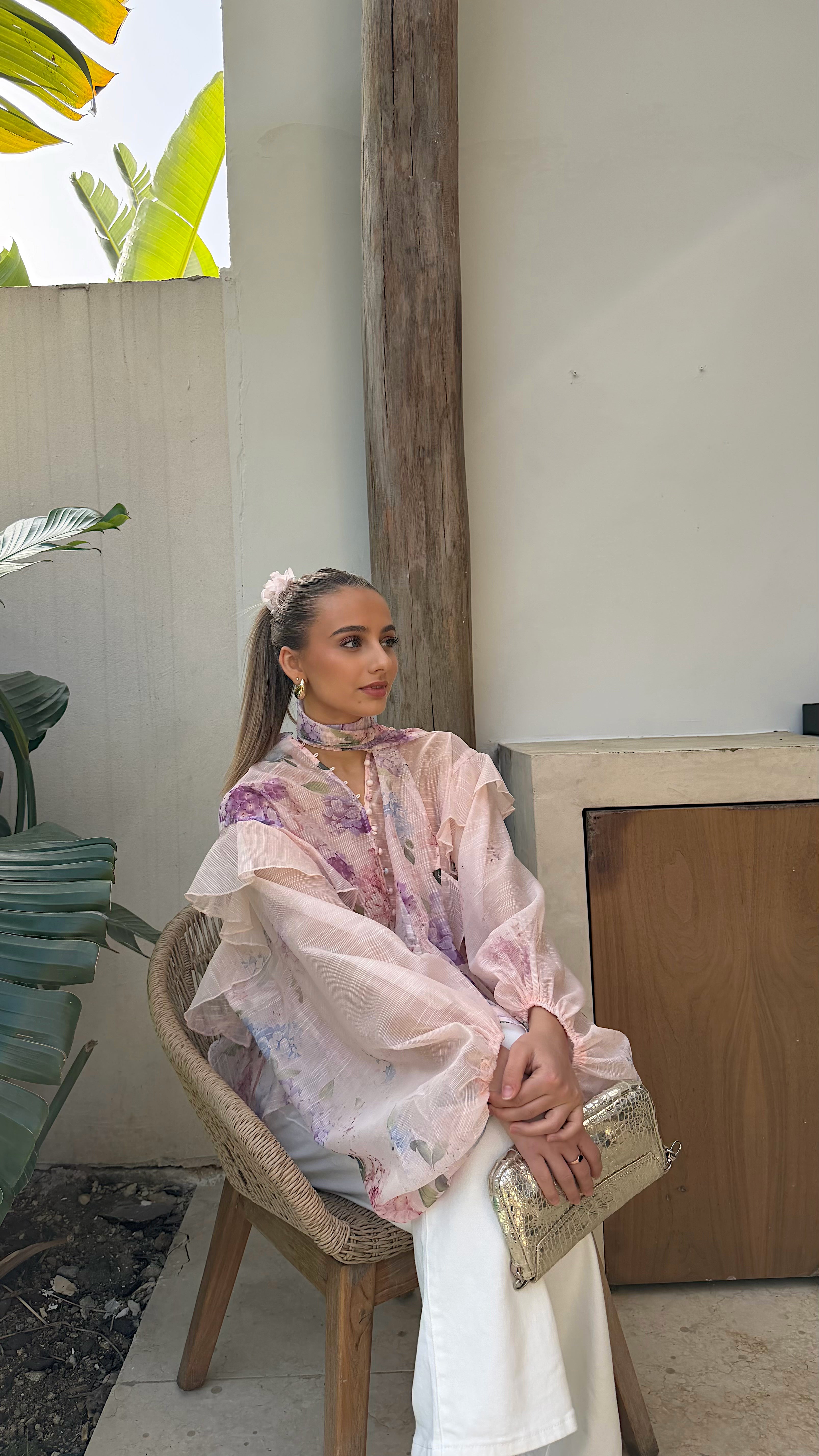 BLOUSE FANNY - LILAS