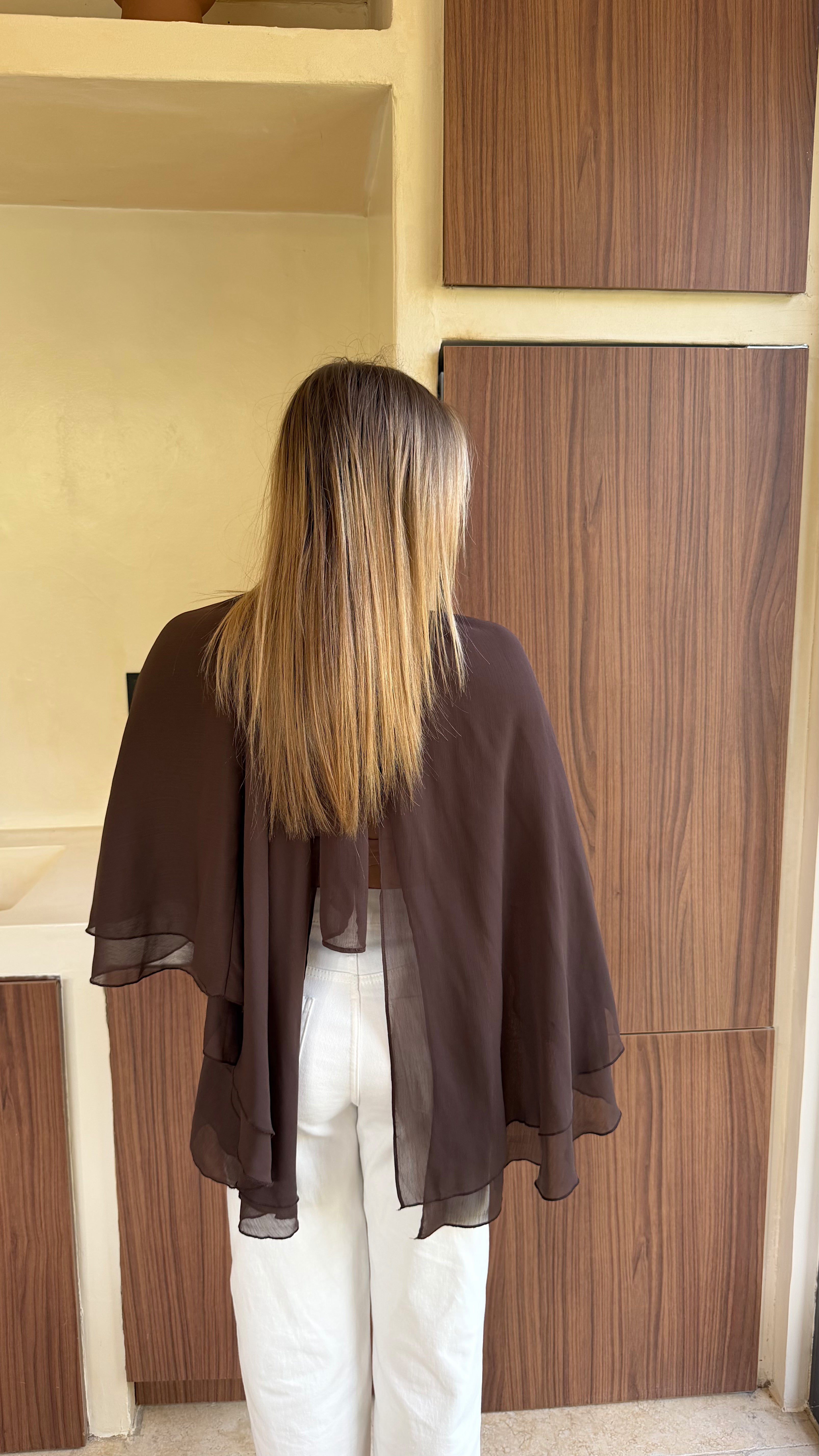 BLOUSE ISALIA - CHOCO