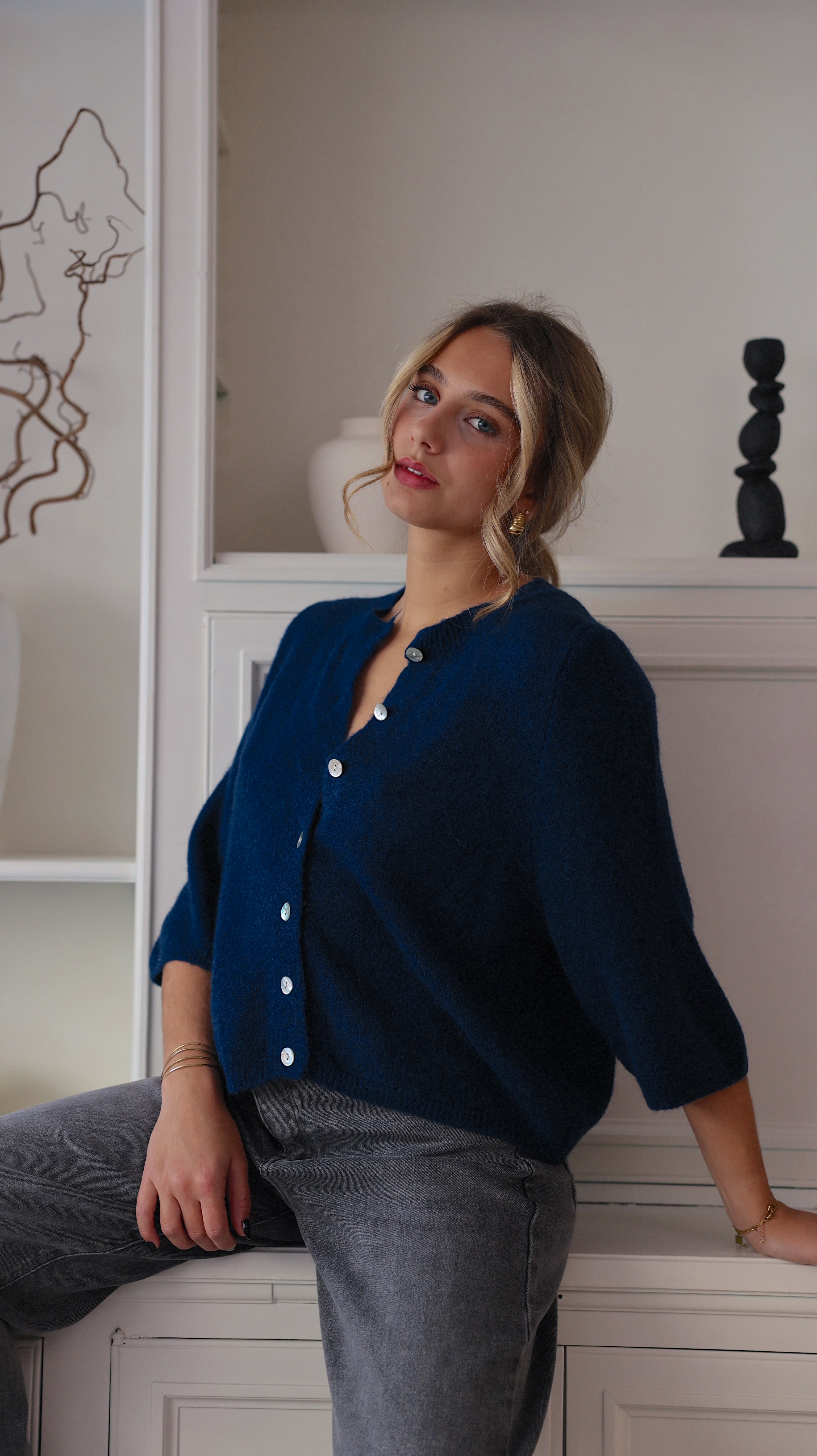 CHALECO MESSIA - AZUL MARINO