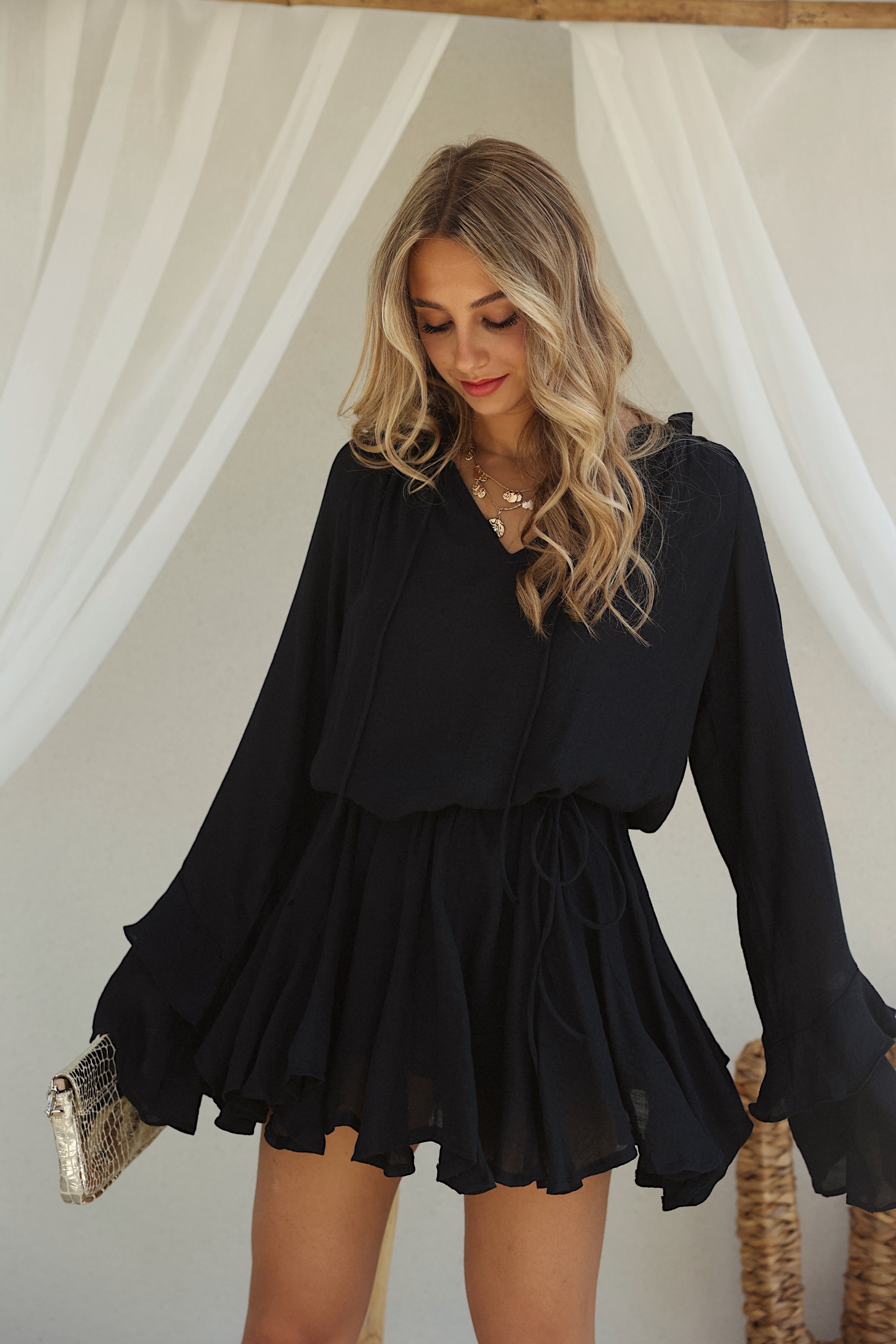 ROBE ISIS - NOIR