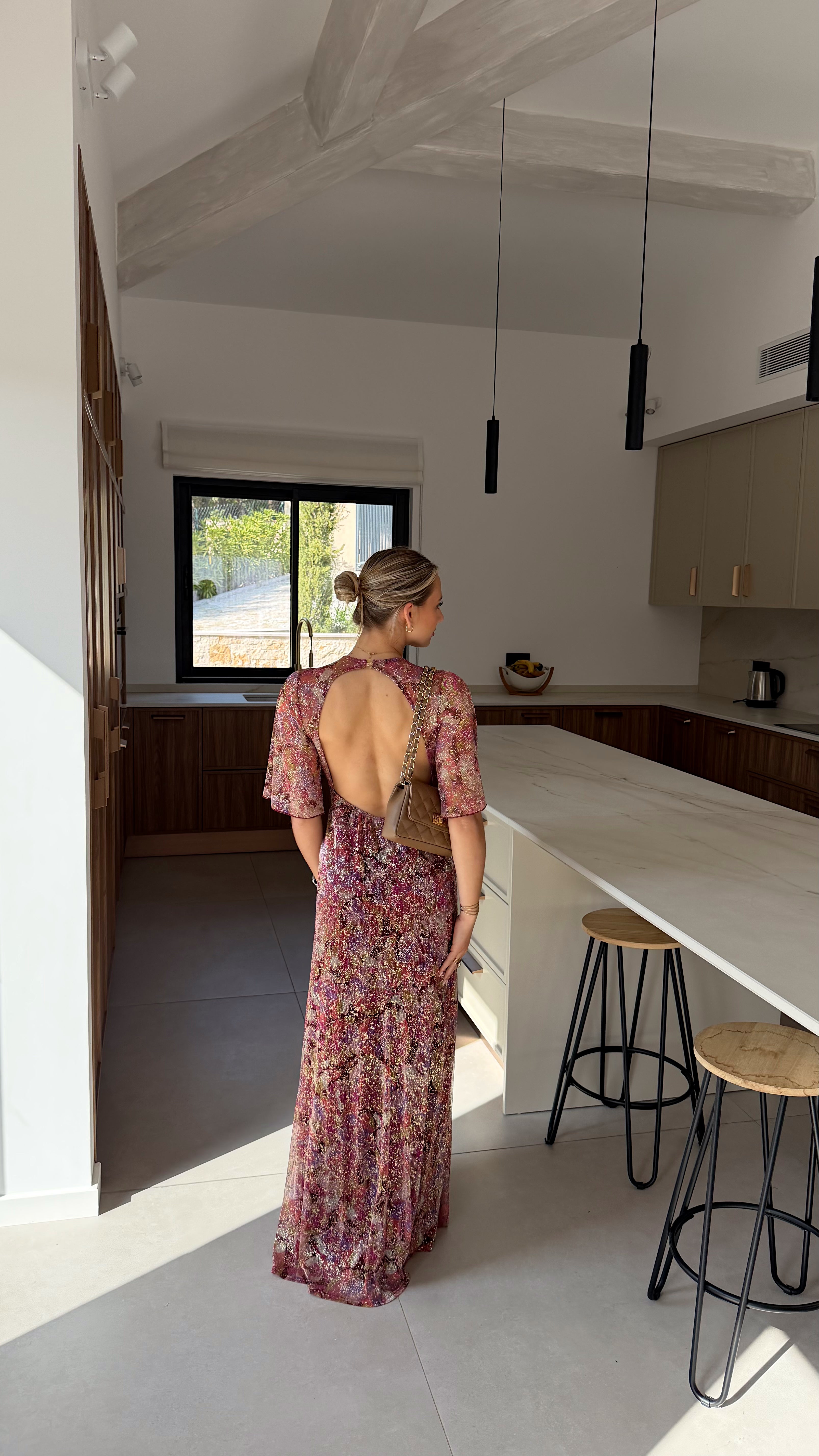 ROBE CAMÉLIA - BORDEAUX