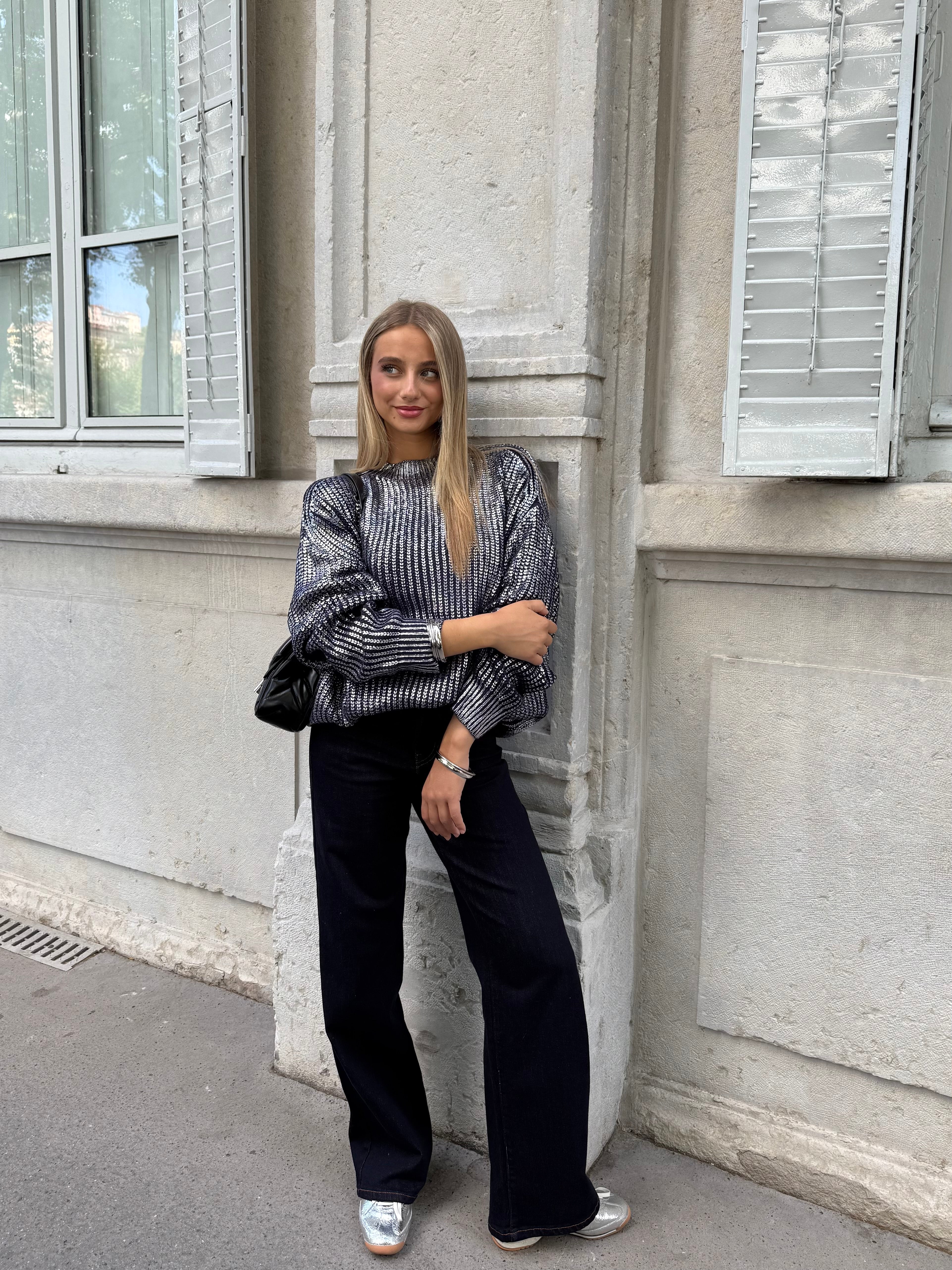 SUÉTER ELEA - AZUL MARINO