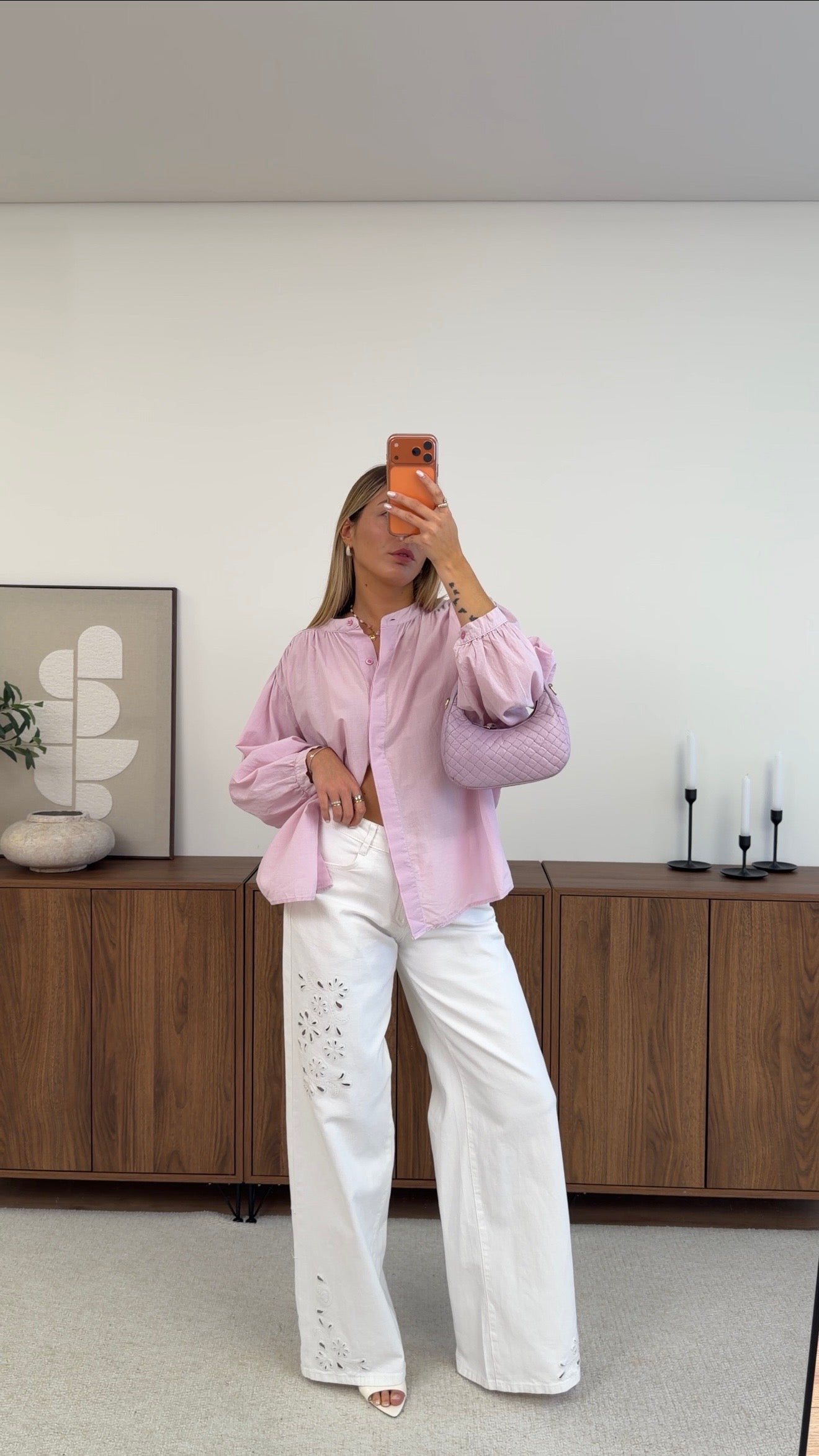 CLÉA BLOUSE - LILAC