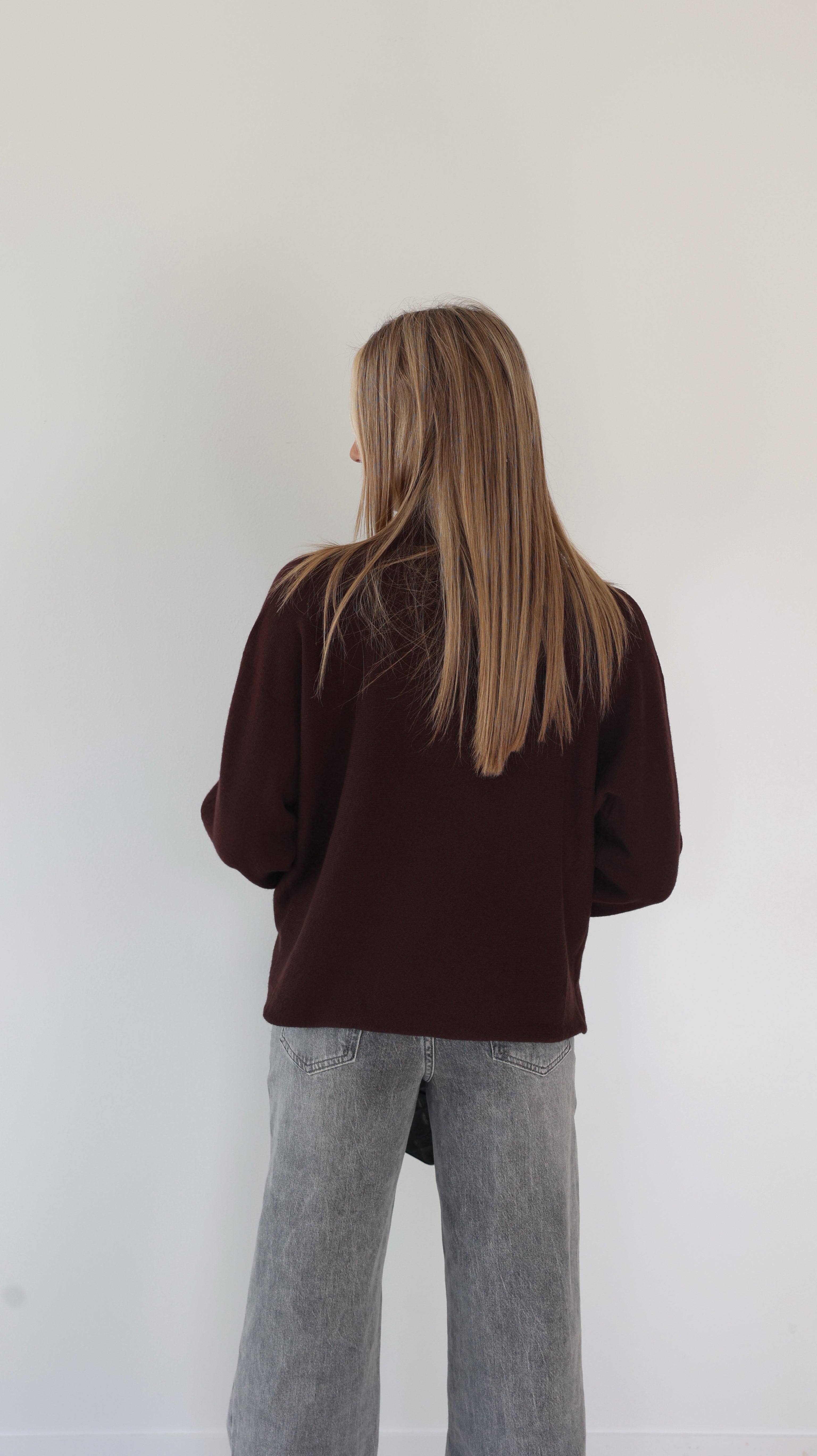 ARIA SWEATER - CHOCO