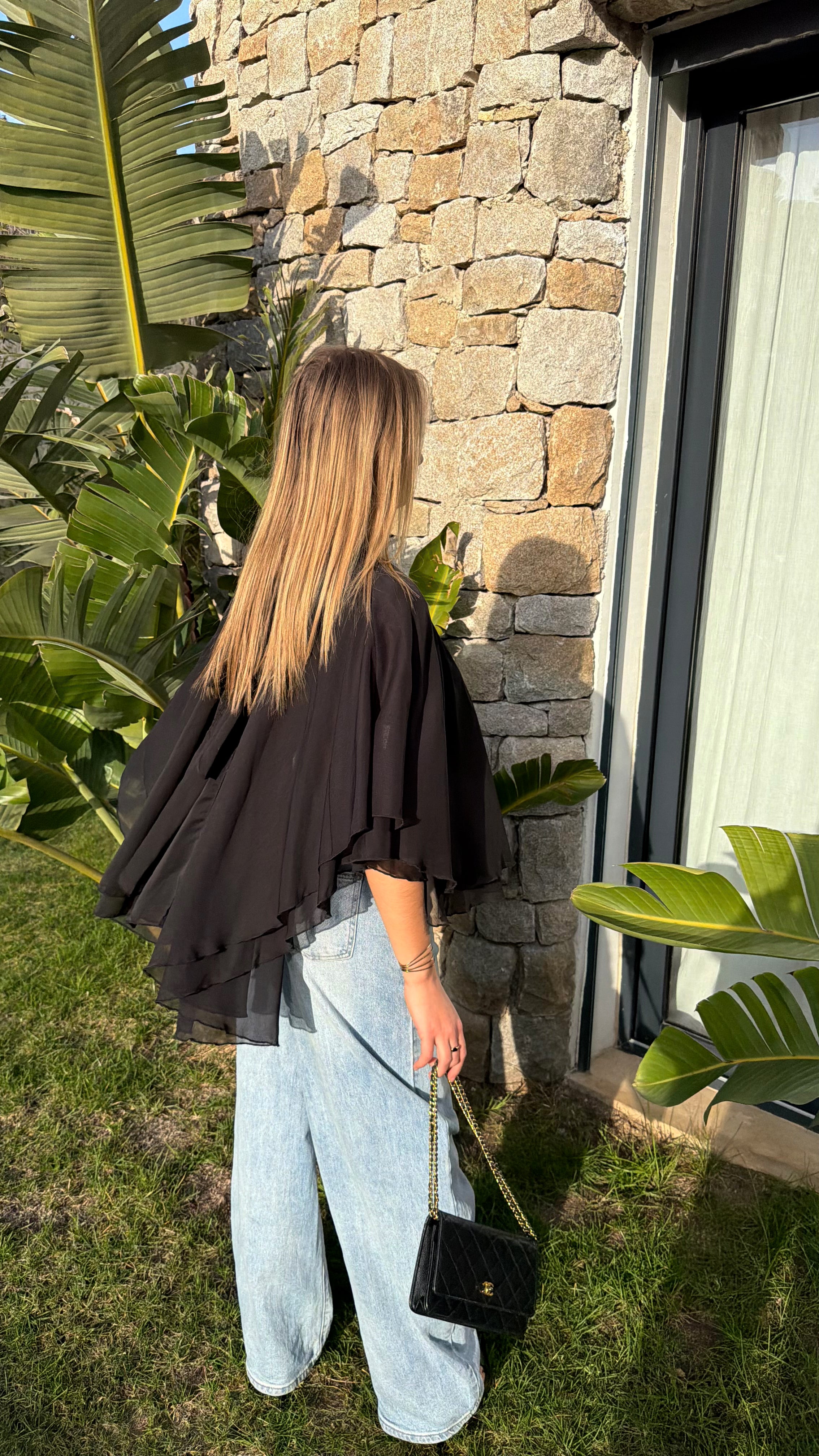 BLOUSE ISALIA - NOIR