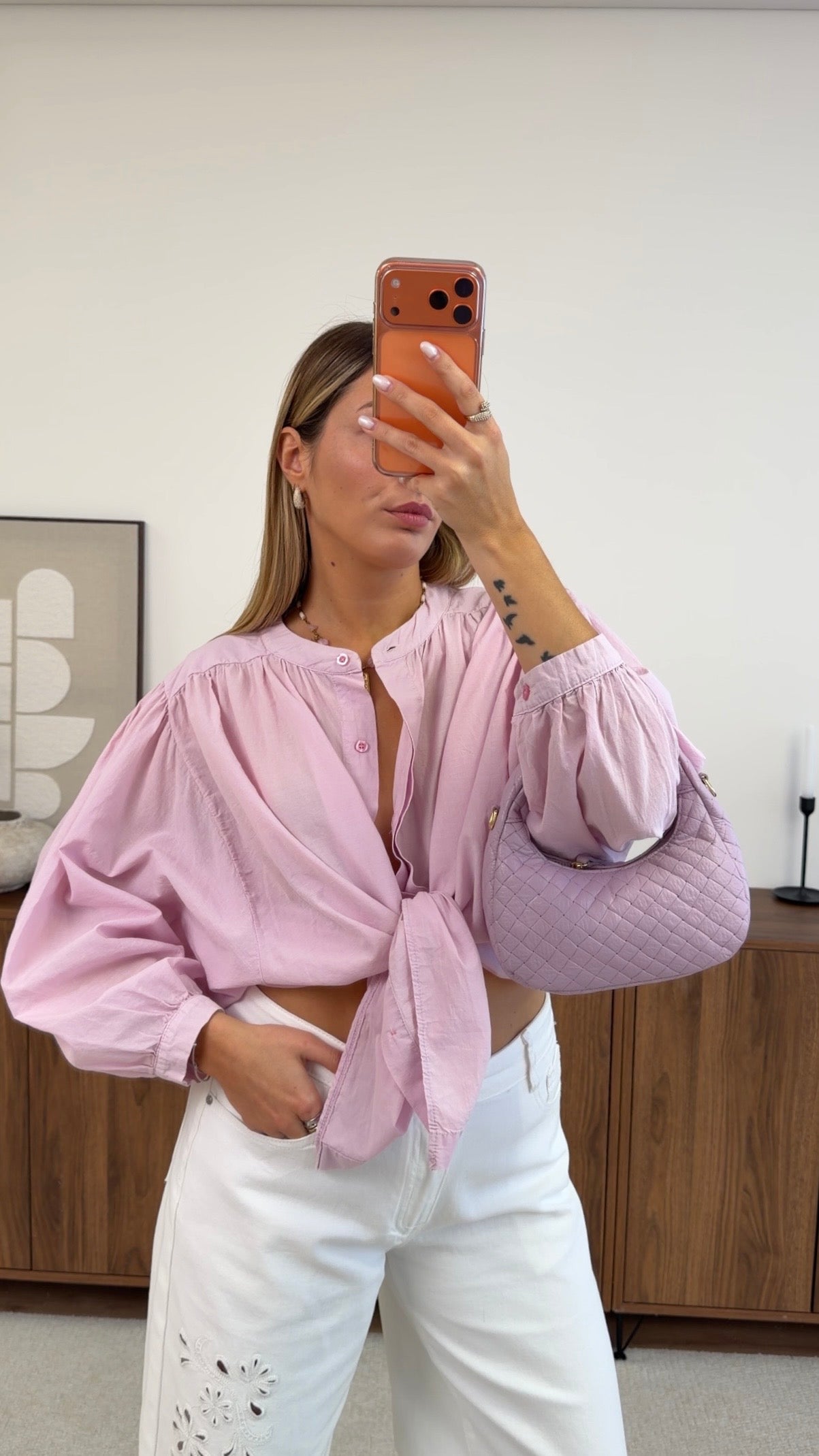 CLÉA BLOUSE - LILAC