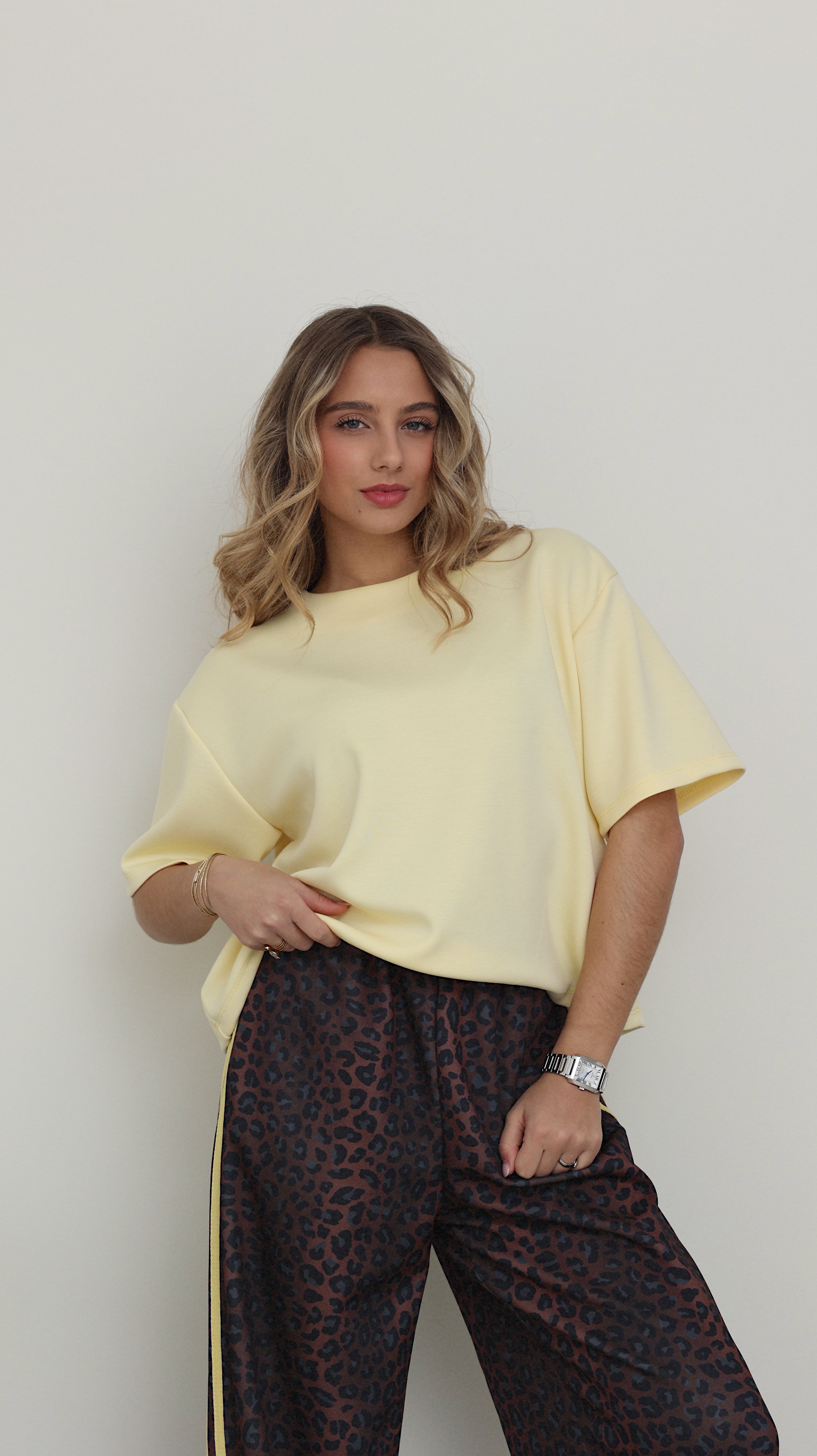 T-SHIRT LUCIA - JAUNE