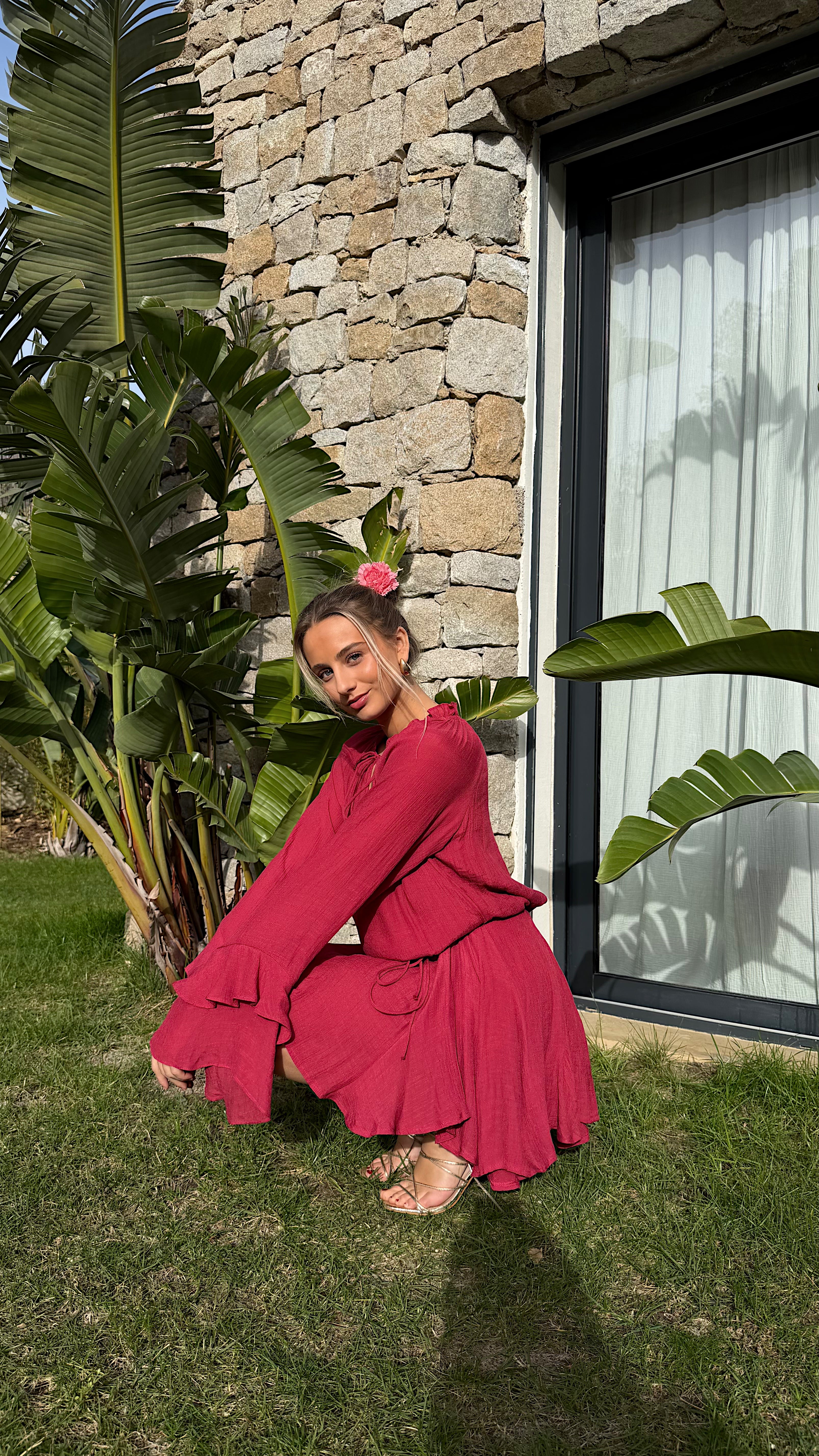 ROBE ISIS - BOIS DE ROSE