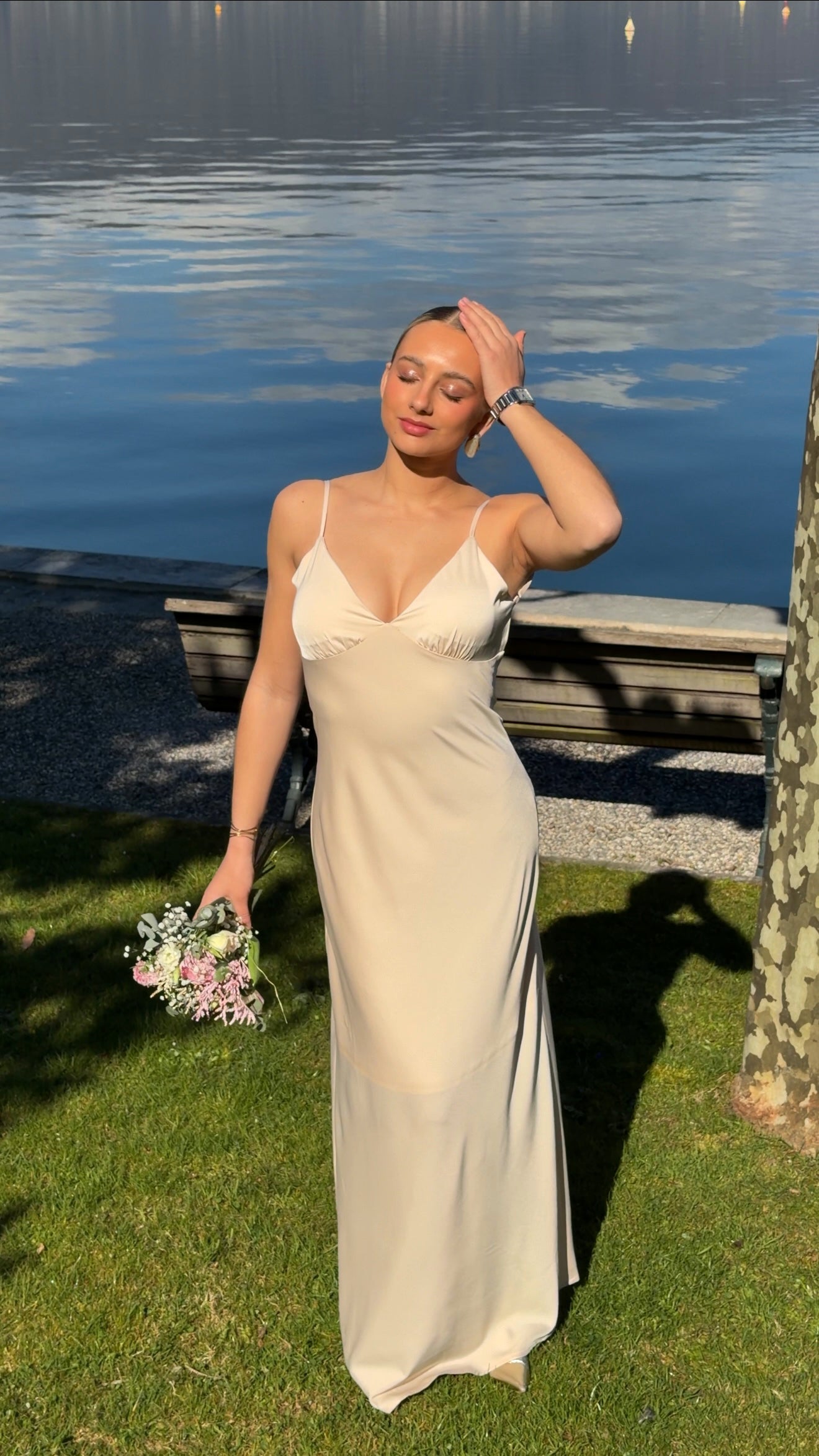 ROBE ALESSIA - BEIGE