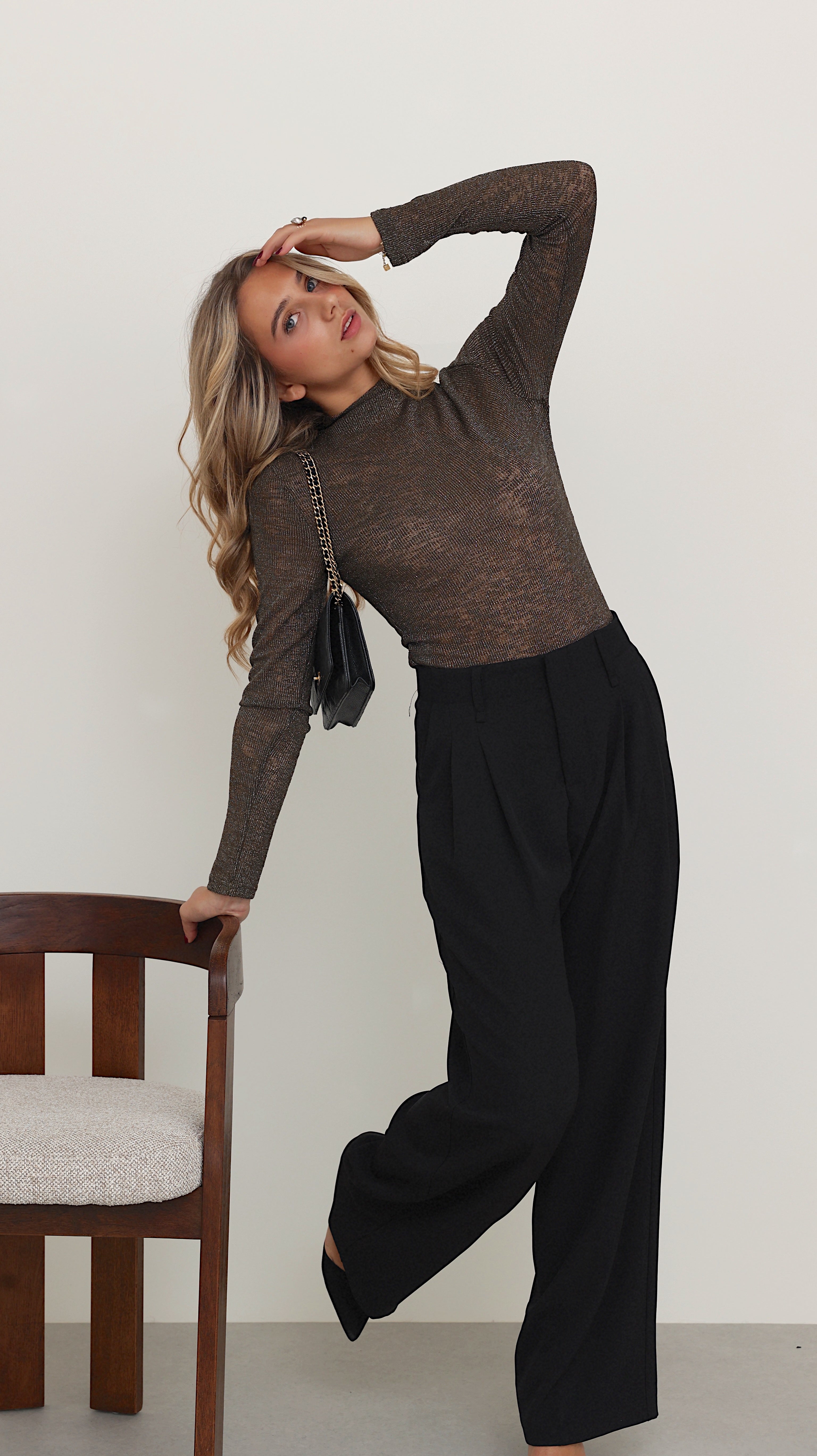 DAPHNÉE TOP - KHAKI