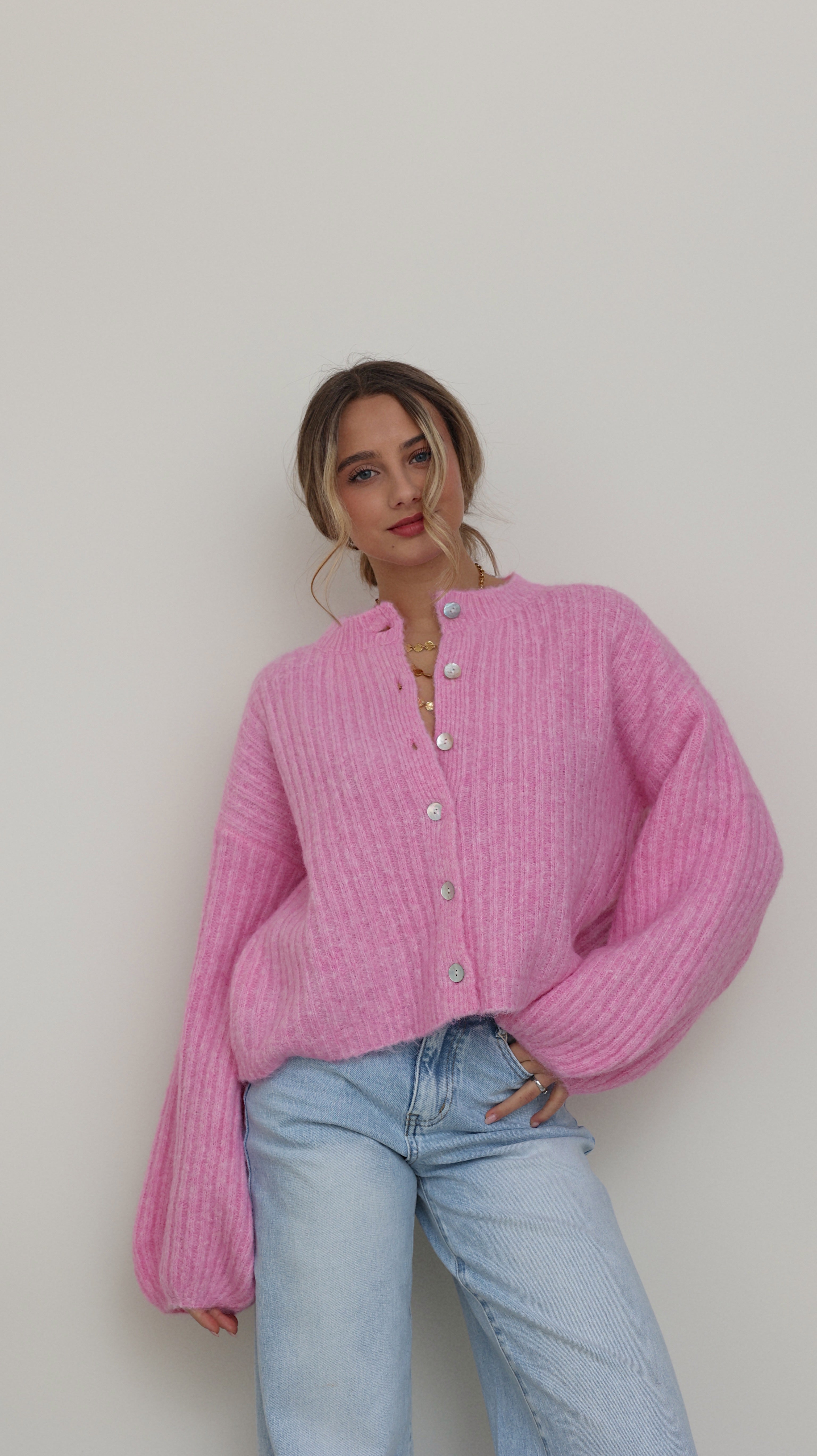 GILET VALERIE - ROSE