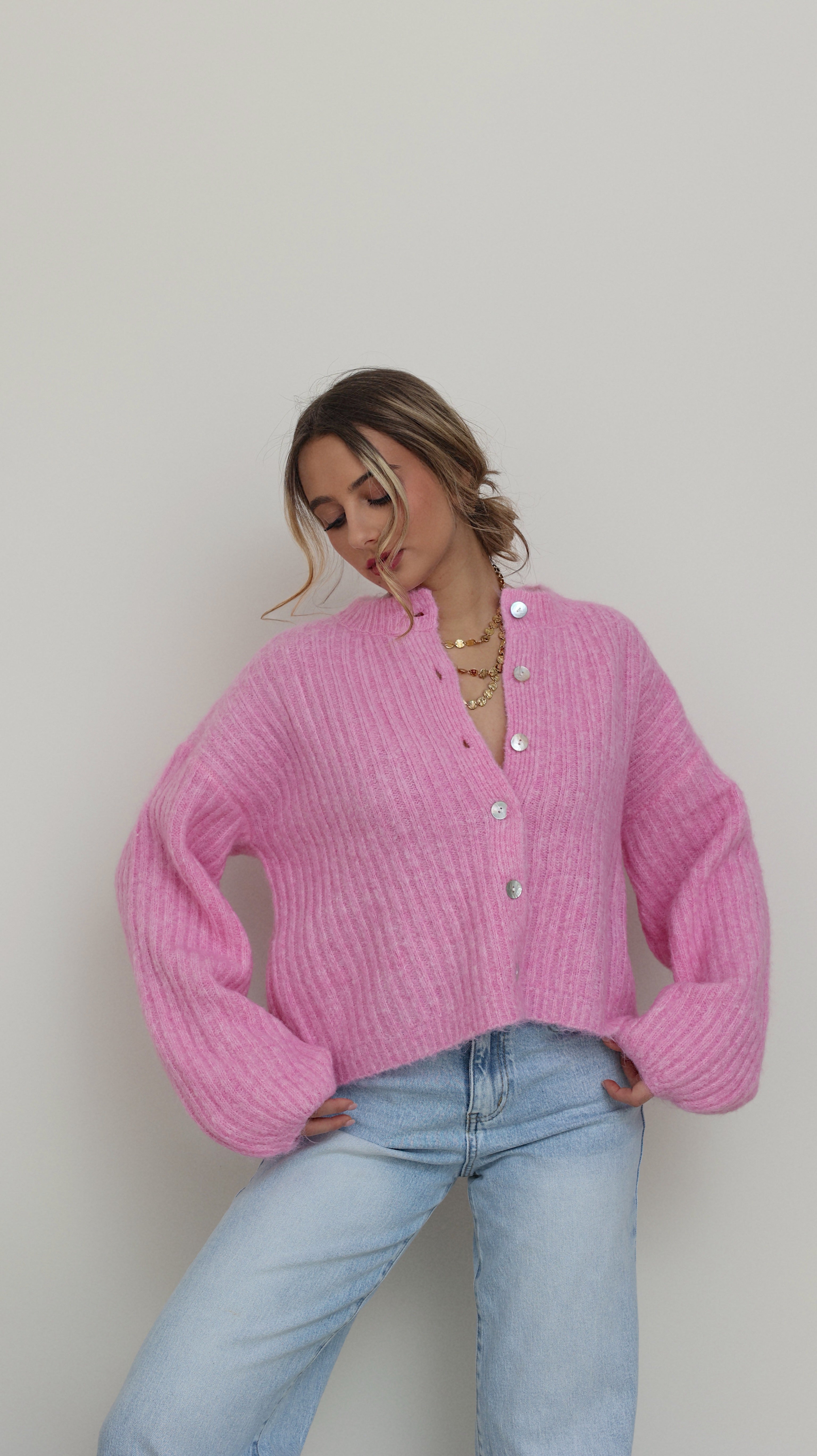 GILET VALERIE - ROSE