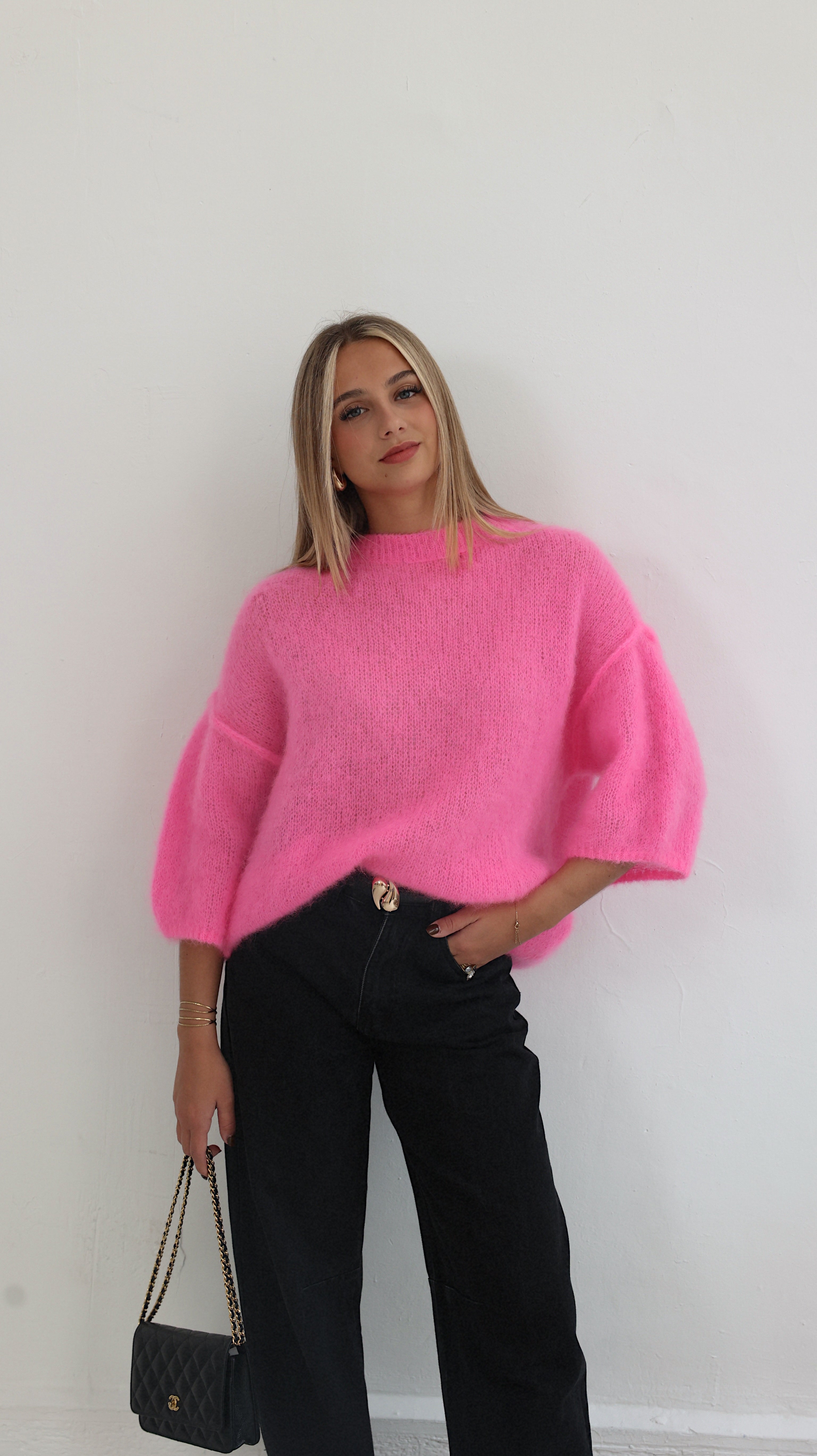 EMMA SWEATER - FUSCHIA