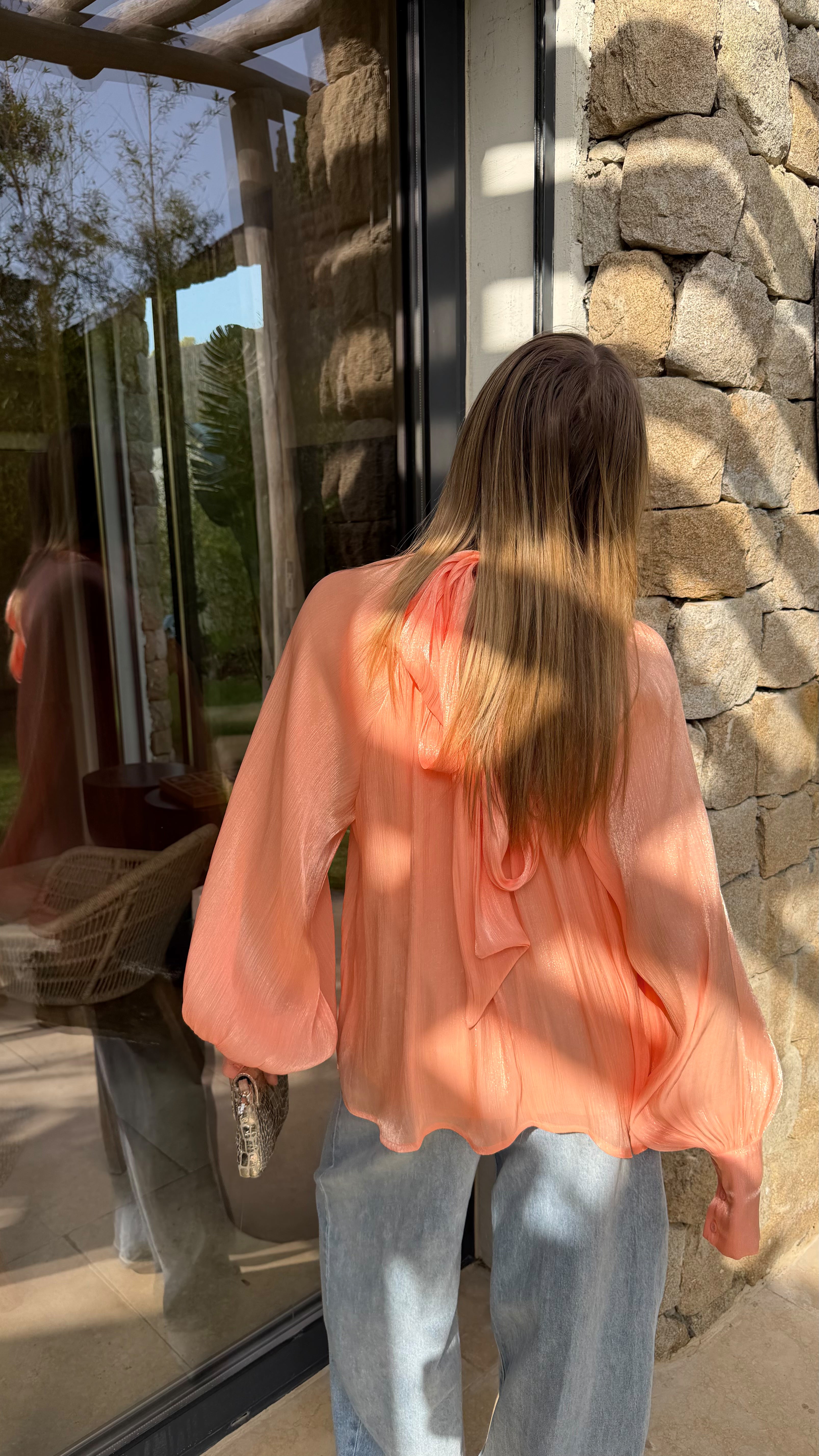 BLOUSE PRUNE - ORANGE