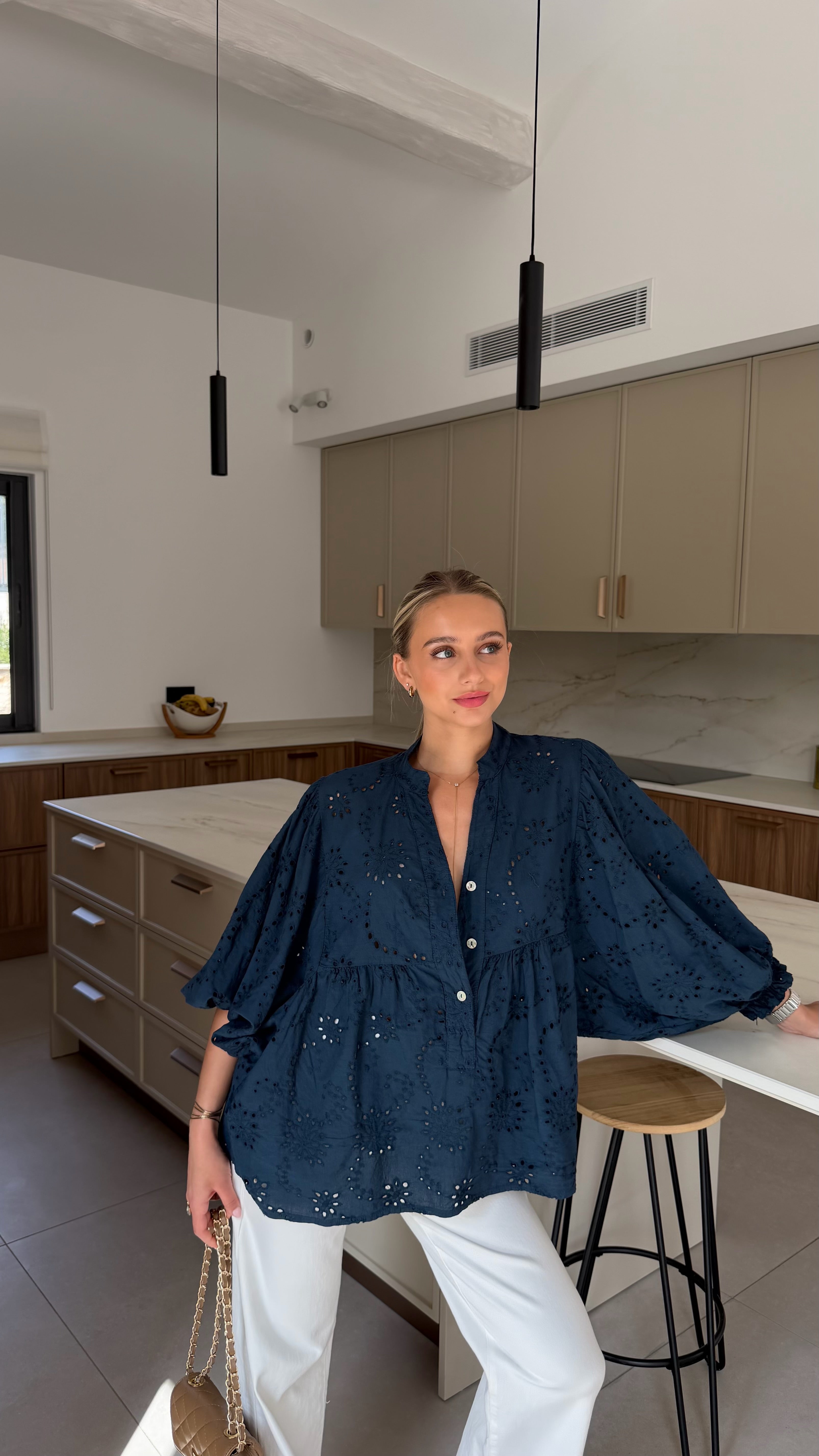 BLUSA ENOLA - MARINO