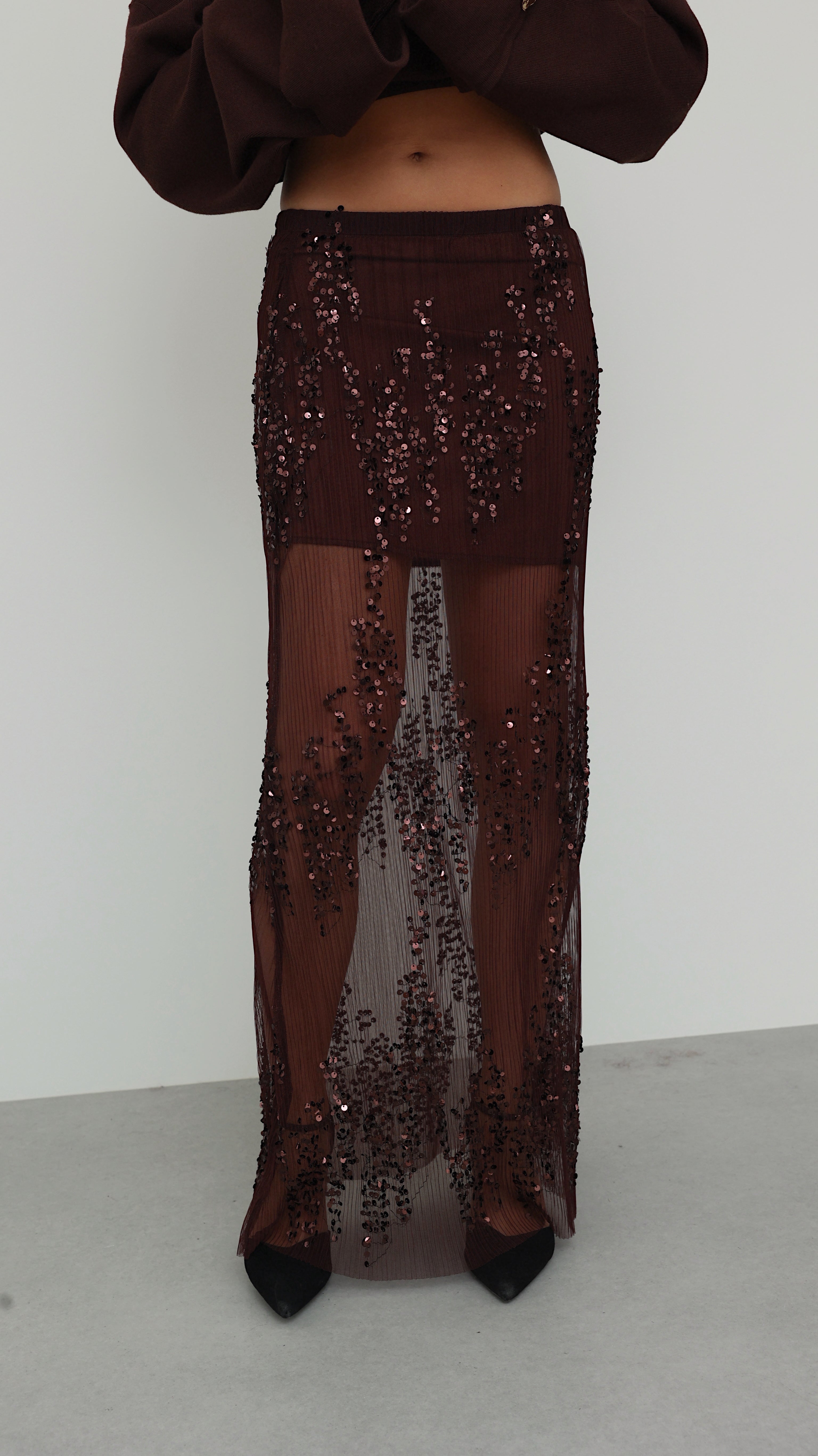 FALDA ERINE - CHOCOLATE