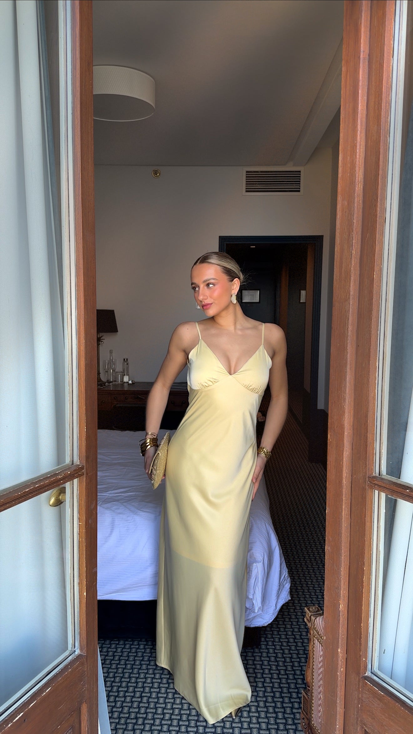 ROBE ALESSIA - JAUNE