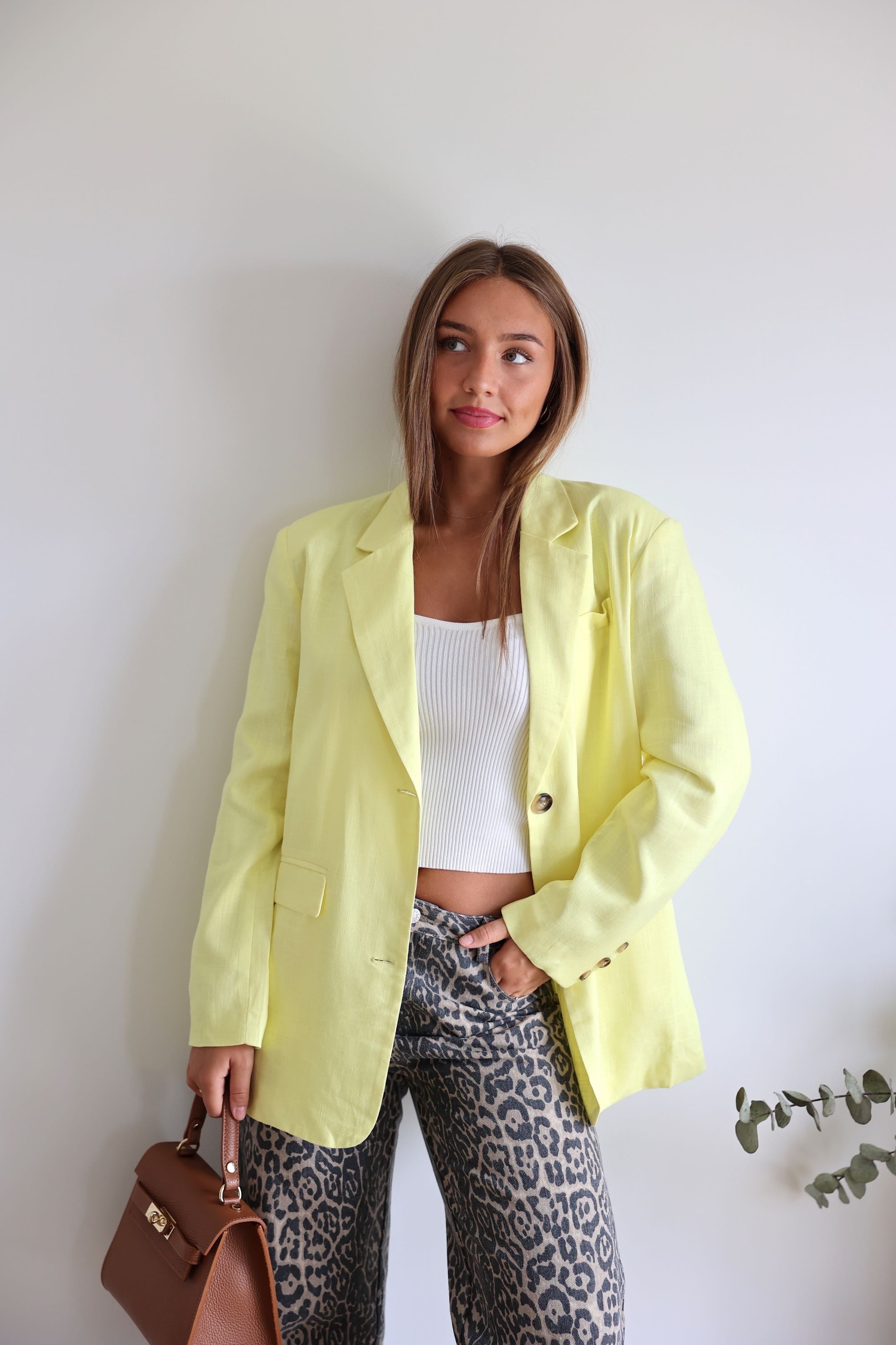 BLAZER JADE - JAUNE