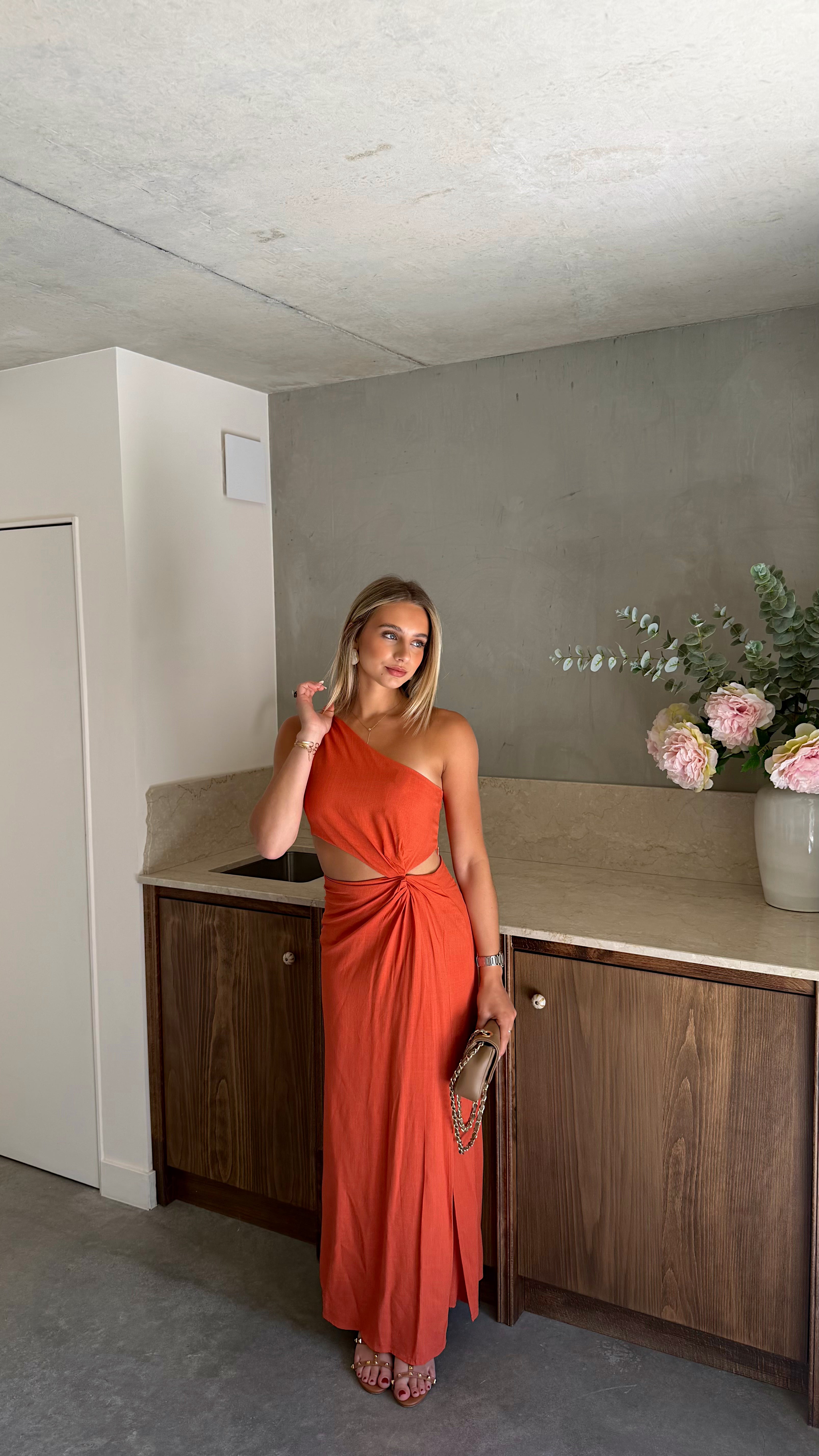 MIRA DRESS - ORANGE