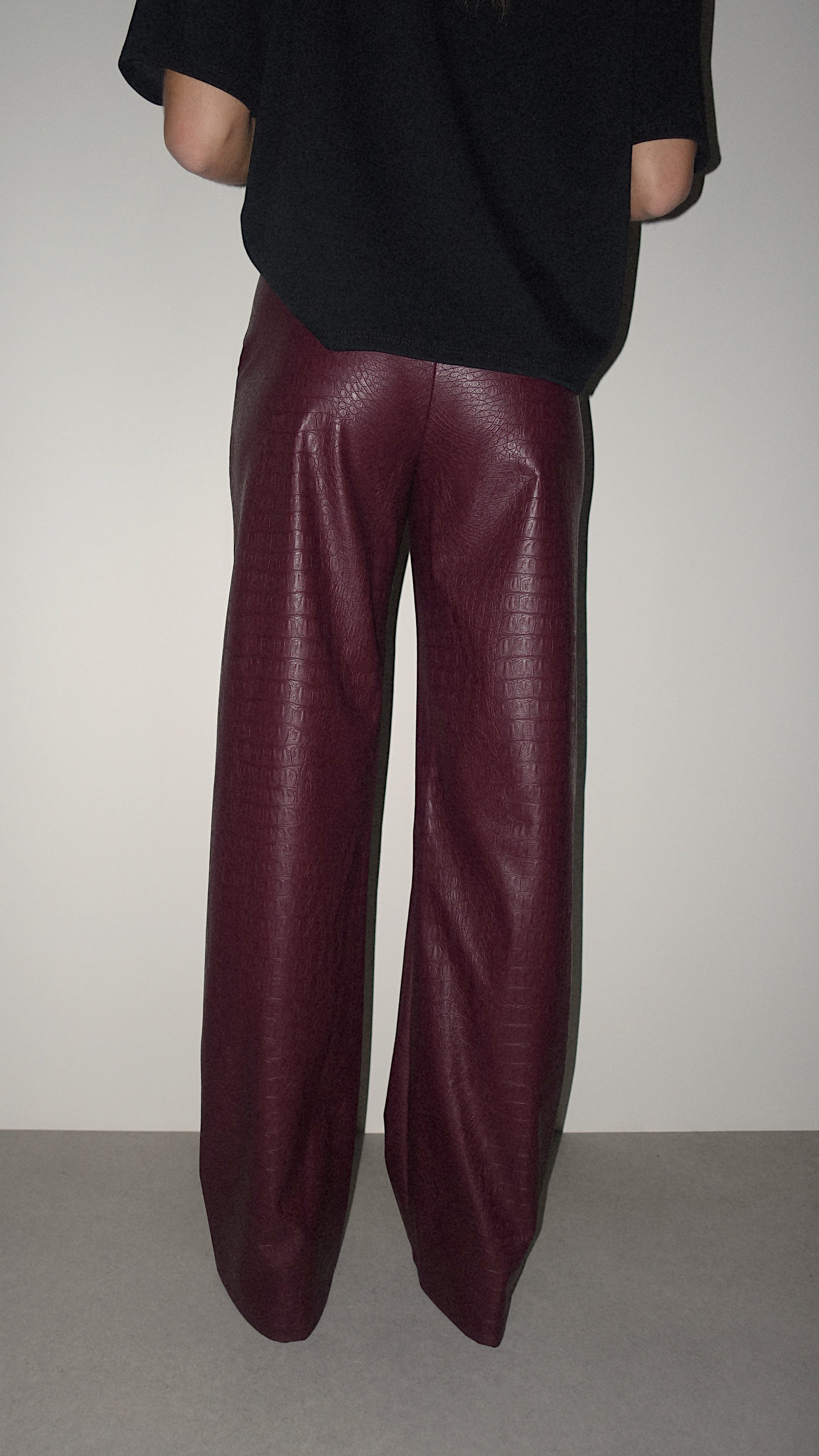PURPLE TROUSERS