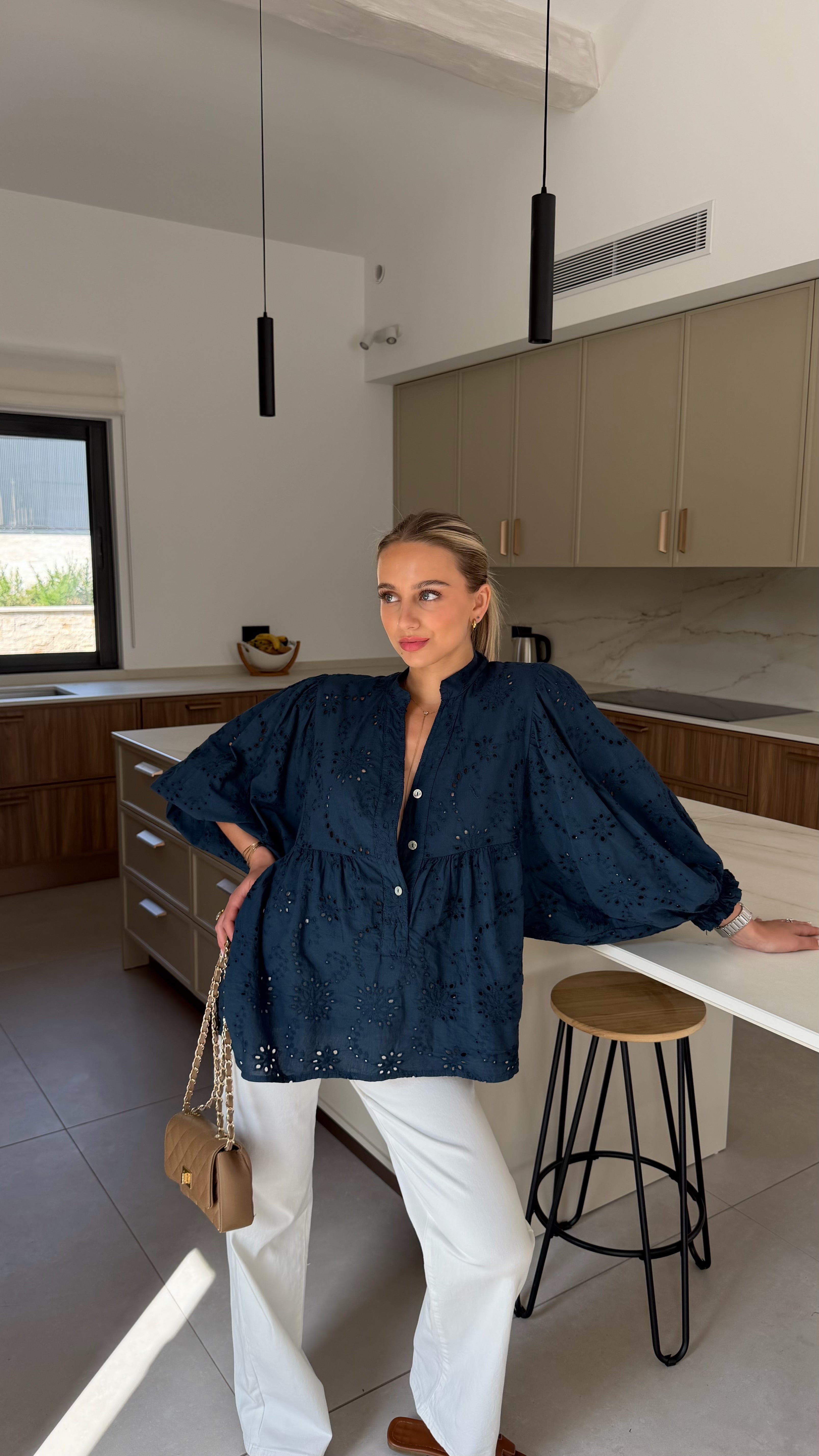 BLUSA ENOLA - MARINO