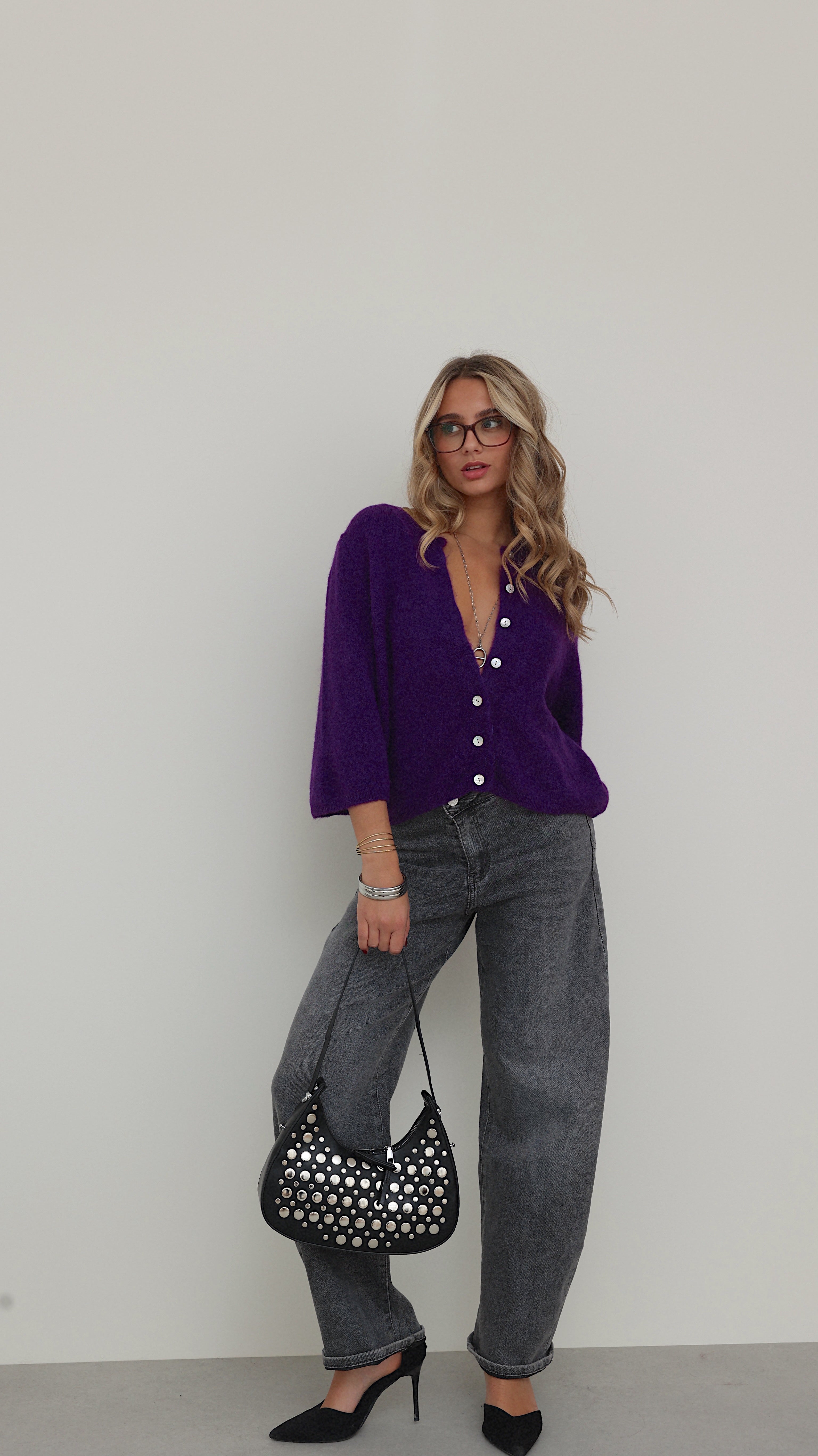 GILET MESSIA - VIOLET