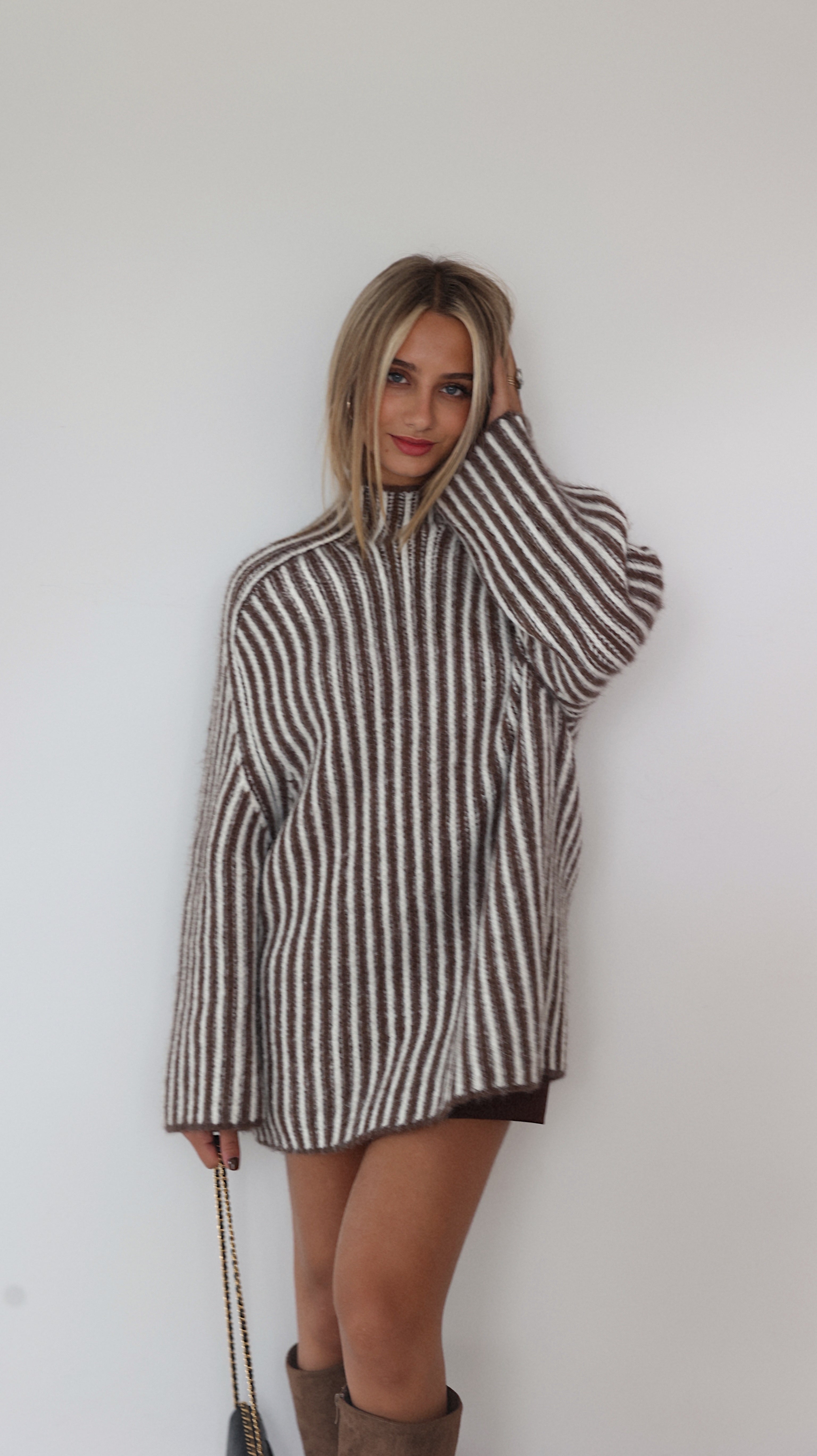 PULL AURÉLIA - MARRON