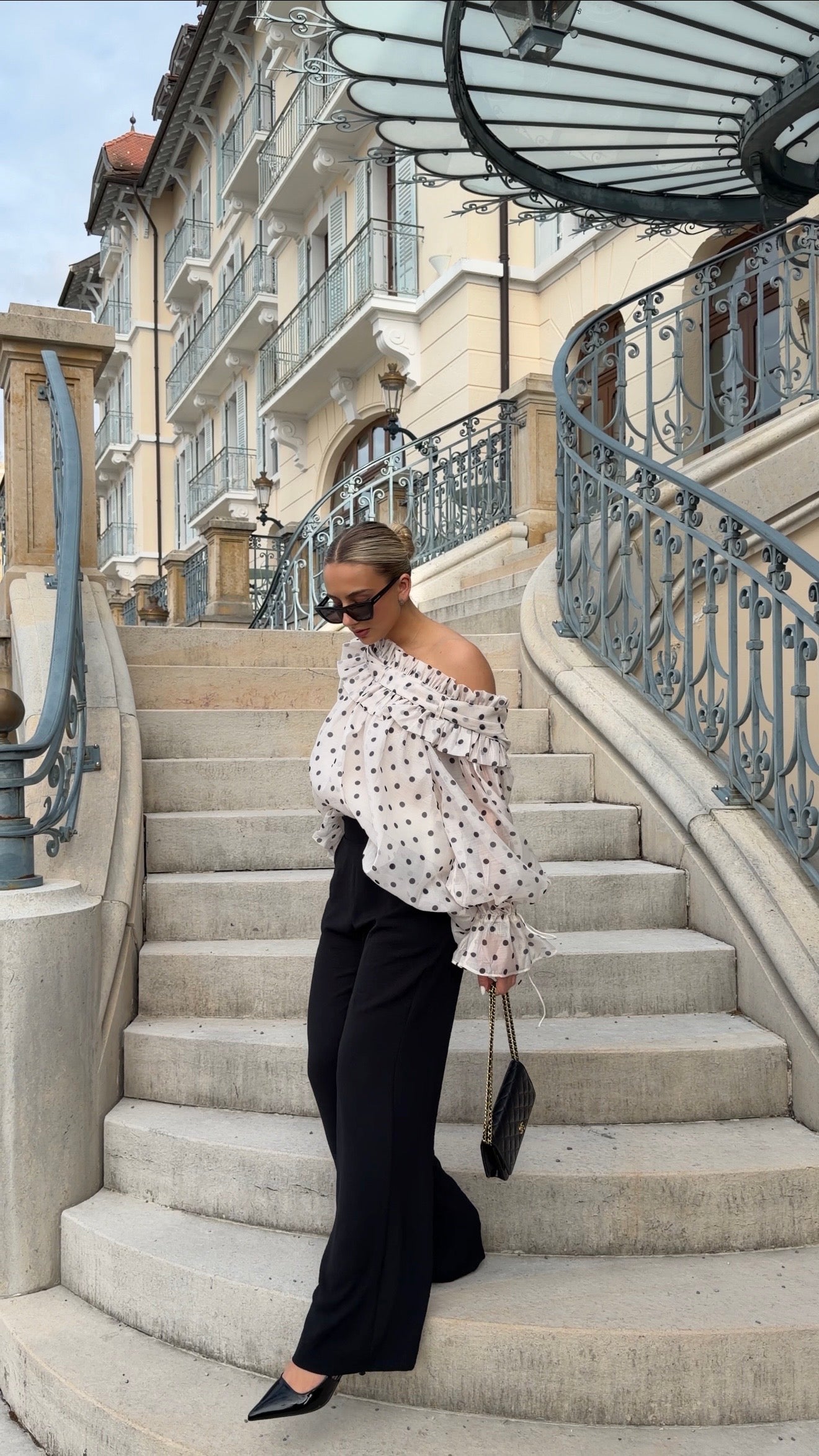 BRIGITTE BLOUSE - POLKA DOT