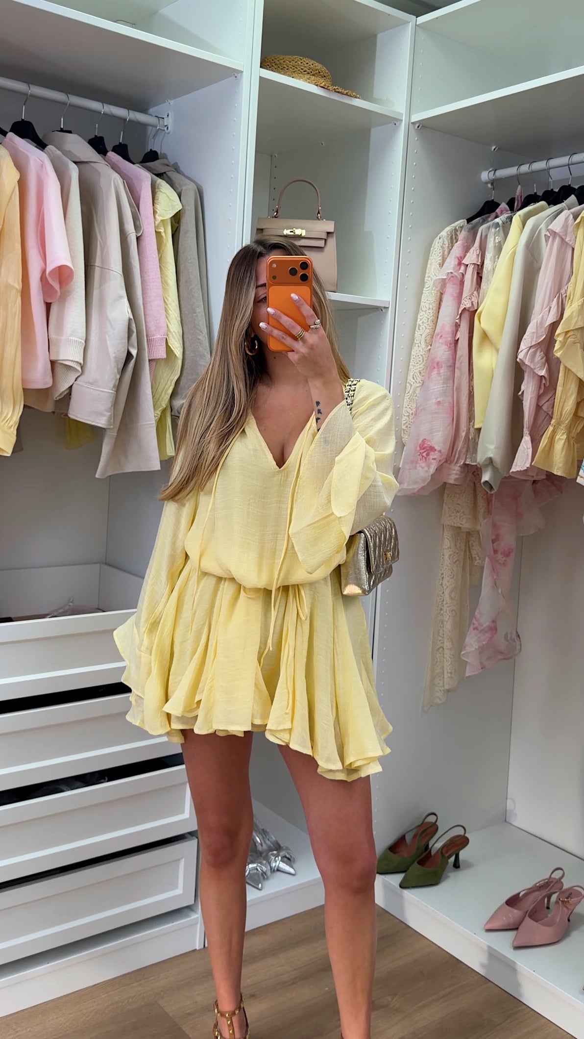 ROBE ISIS - JAUNE