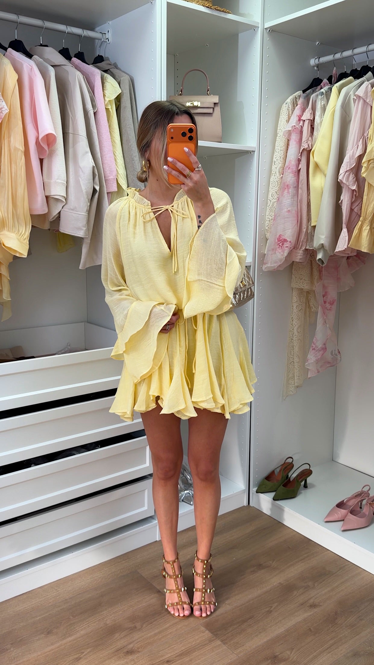 ROBE ISIS - JAUNE