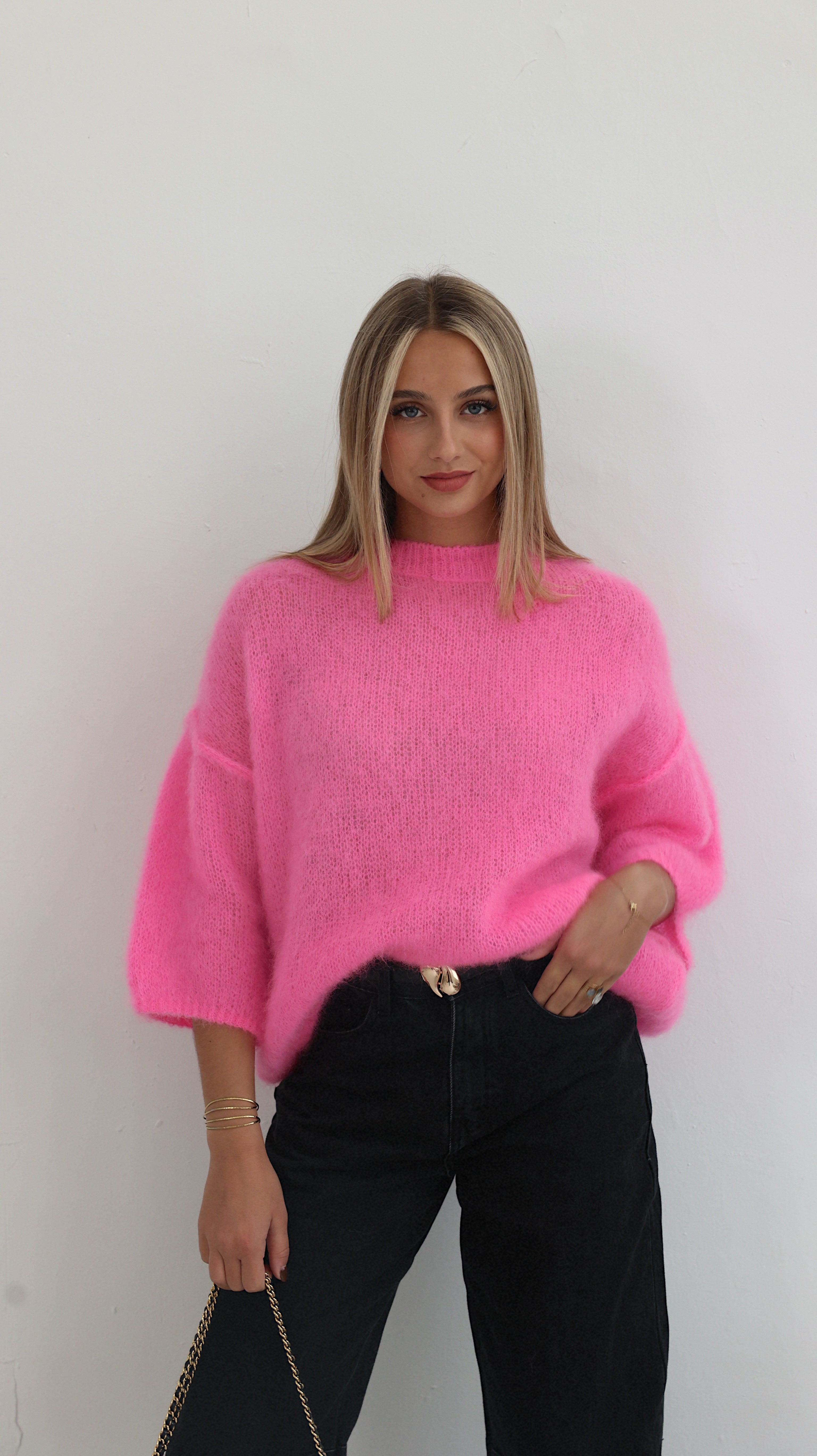 EMMA SWEATER - FUSCHIA