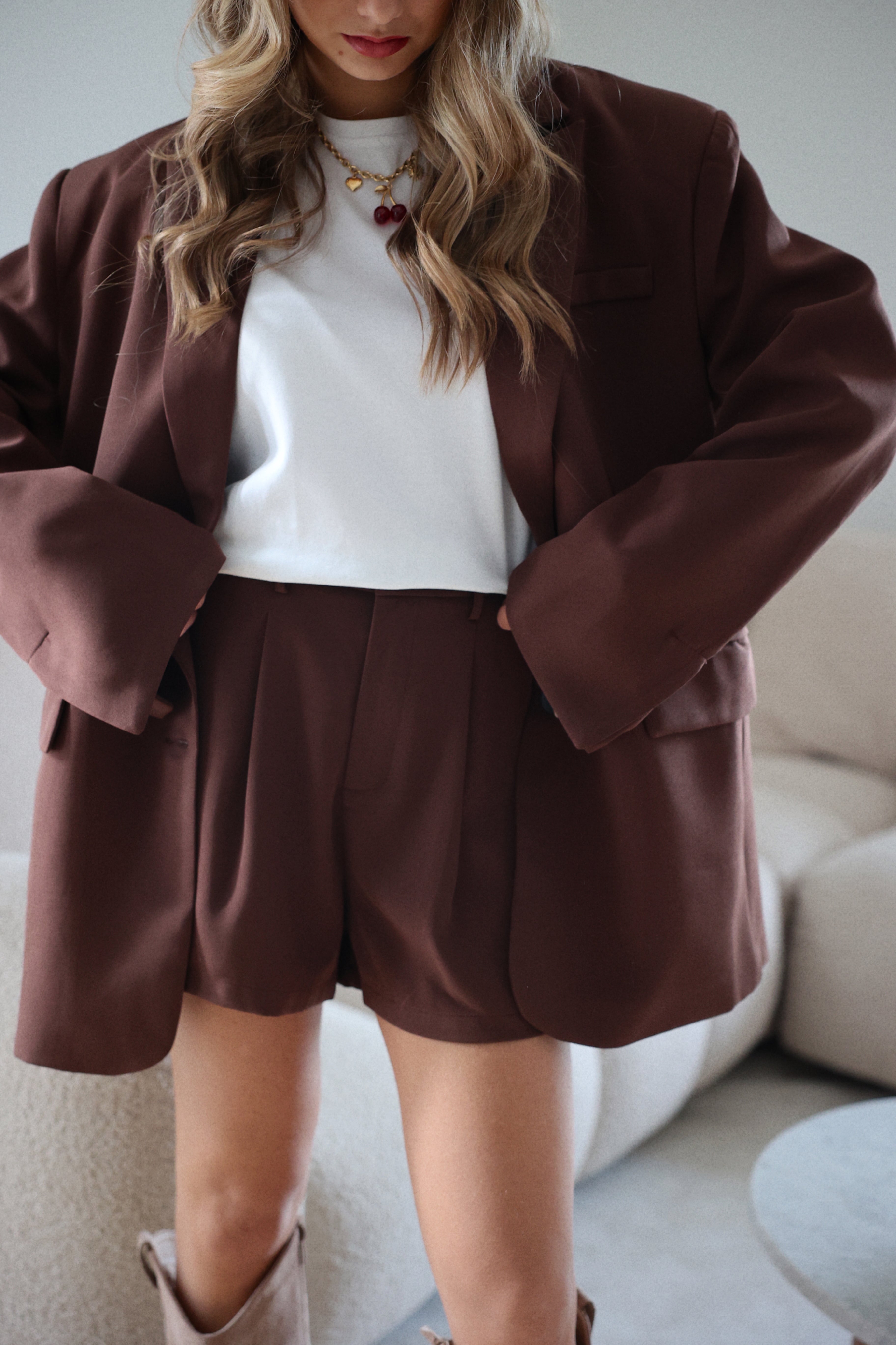 BLAZER LEYA - CHOCO
