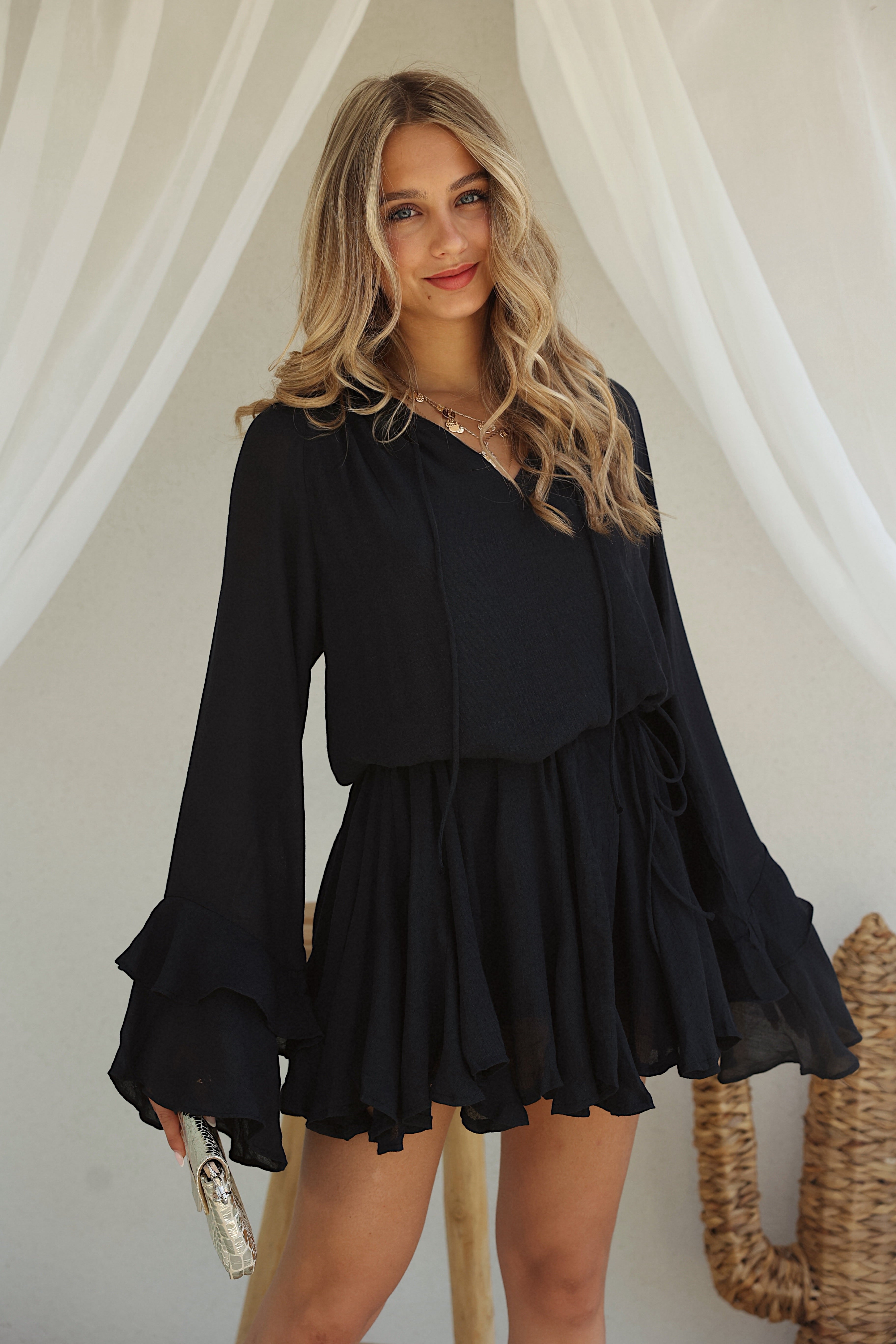 ROBE ISIS - NOIR