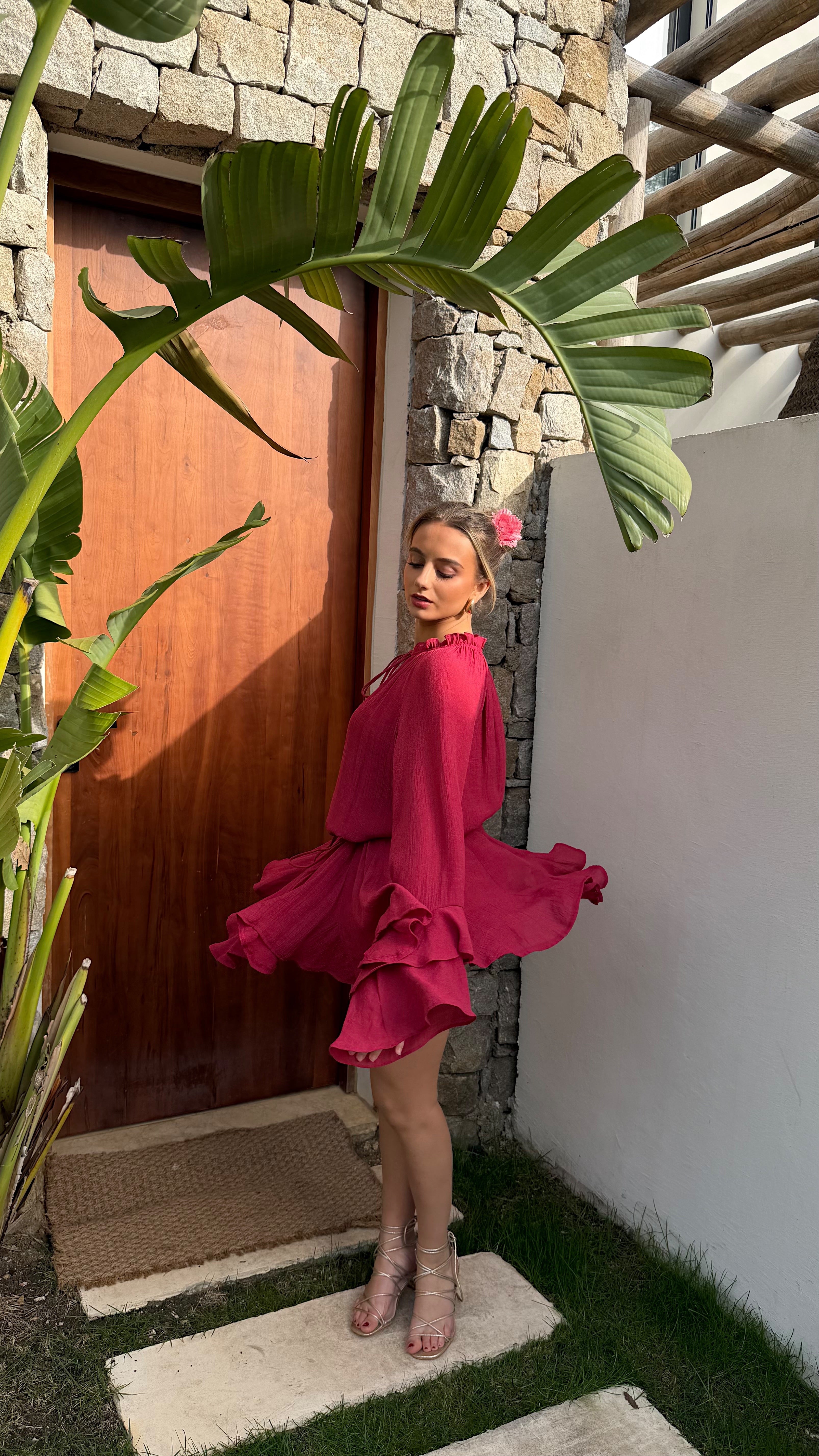 ROBE ISIS - BOIS DE ROSE