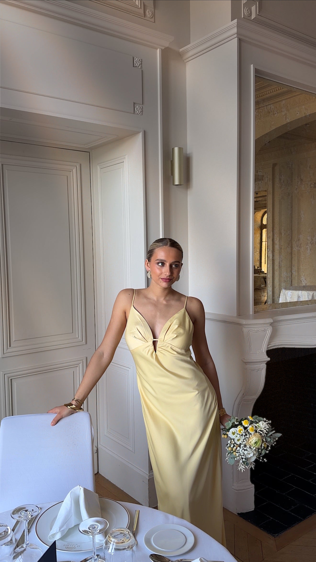 ANITA DRESS - YELLOW