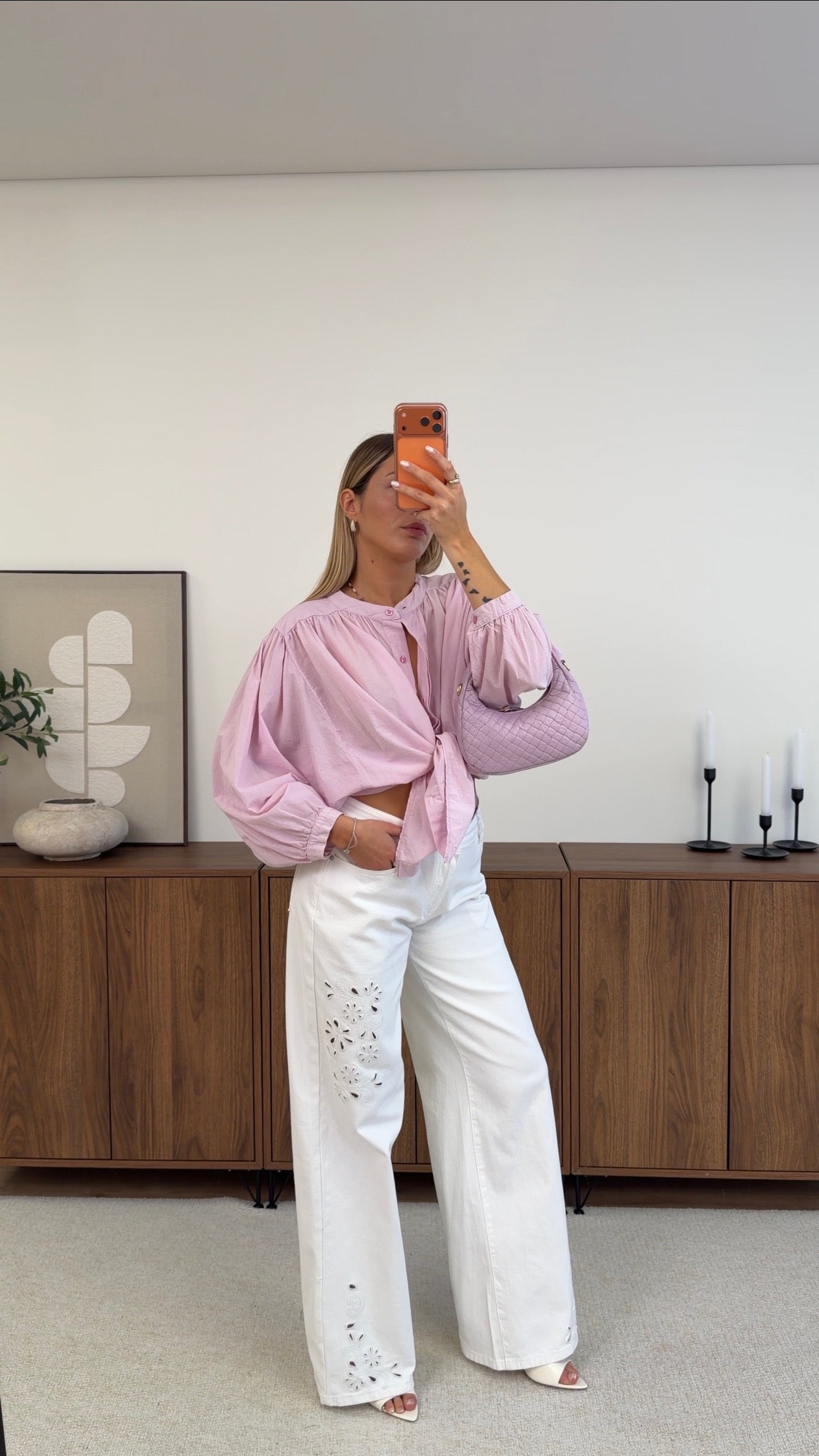CLÉA BLOUSE - LILAC