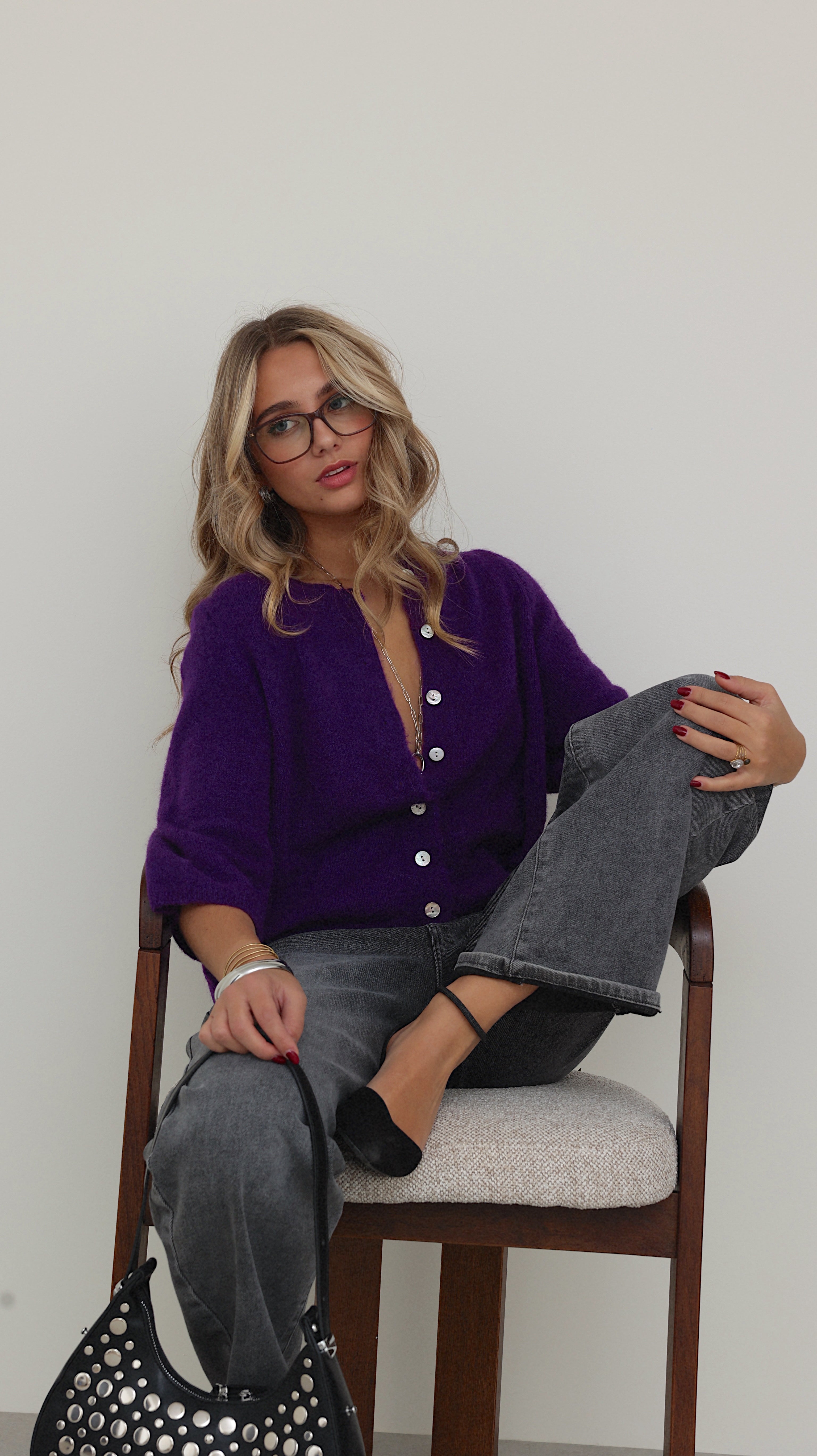 GILET MESSIA - VIOLET