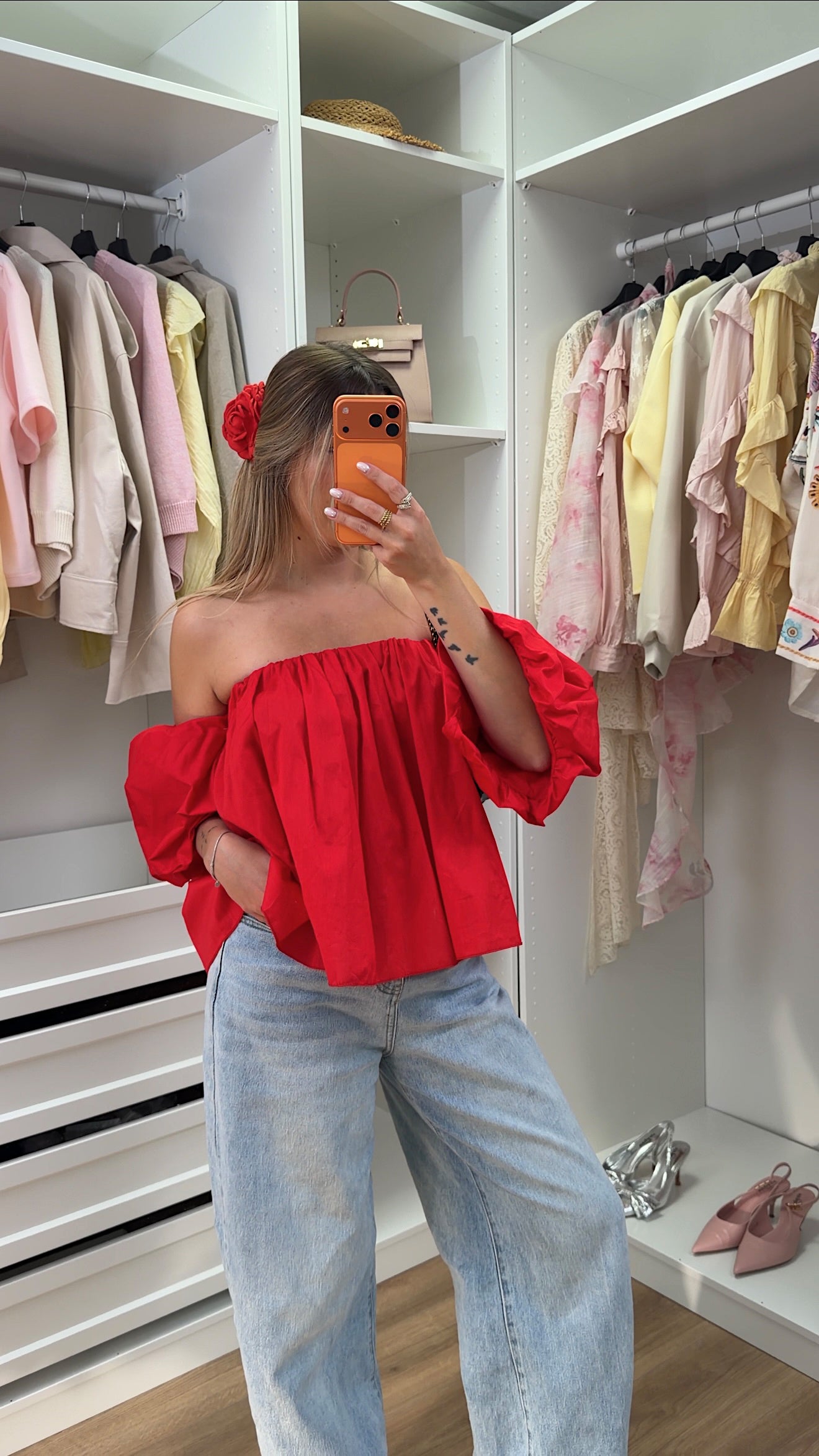 BLUSA DOMI - ROJO