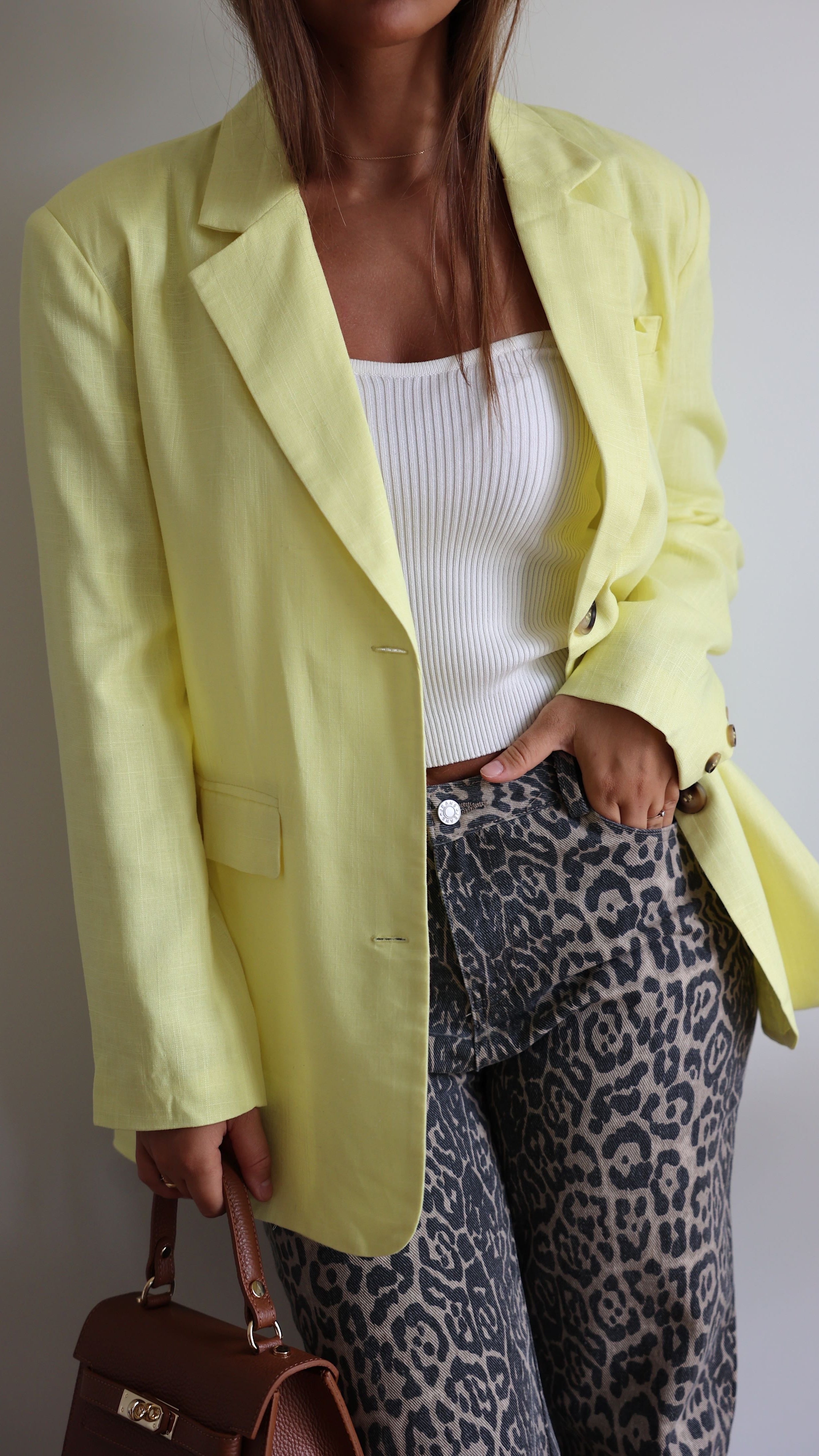BLAZER JADE - JAUNE
