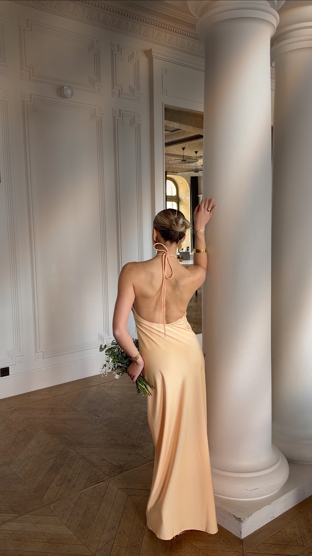 ROBE JULIA - ABRICOT