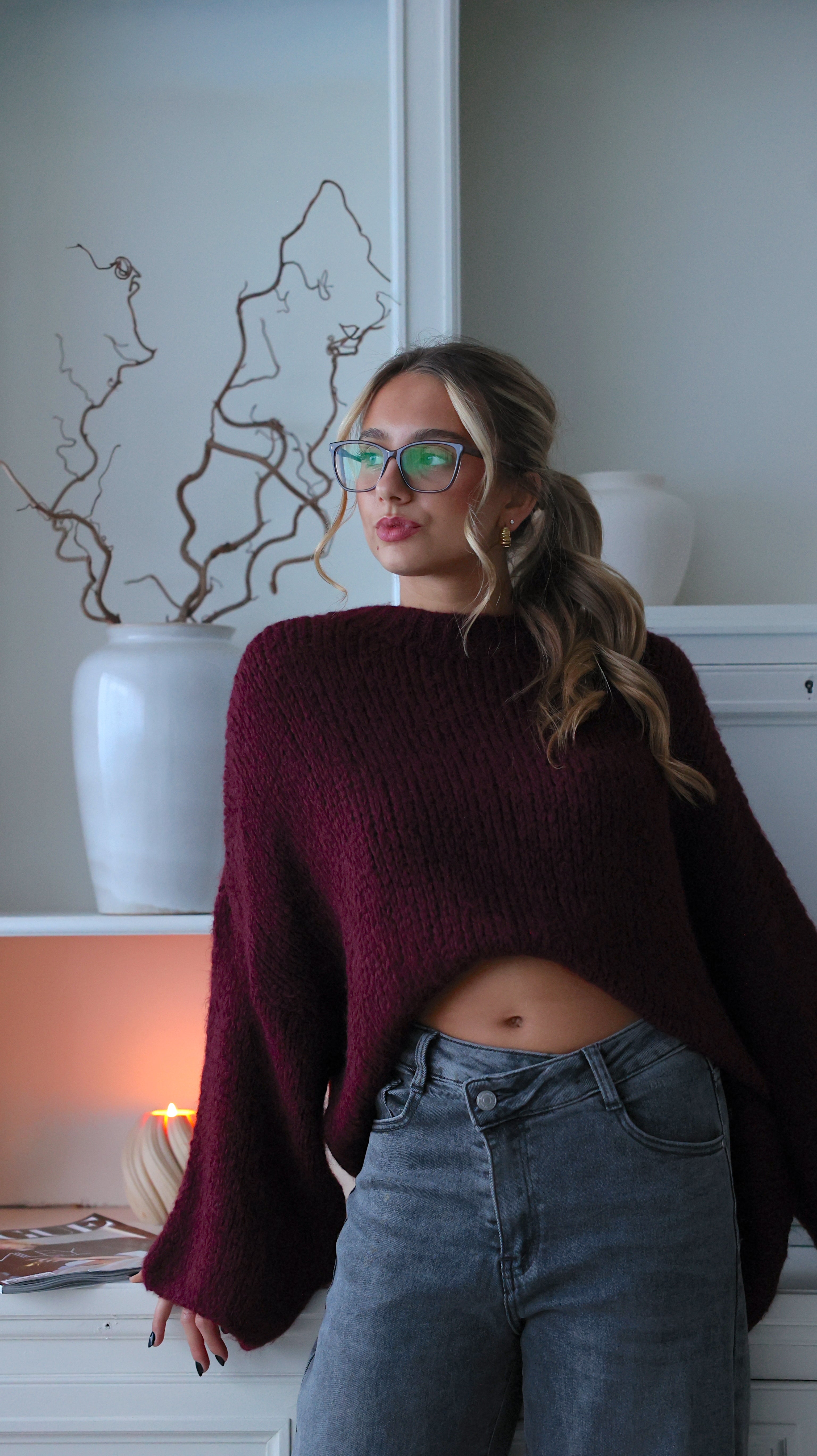 SUÉTER OREA - BURDEOS