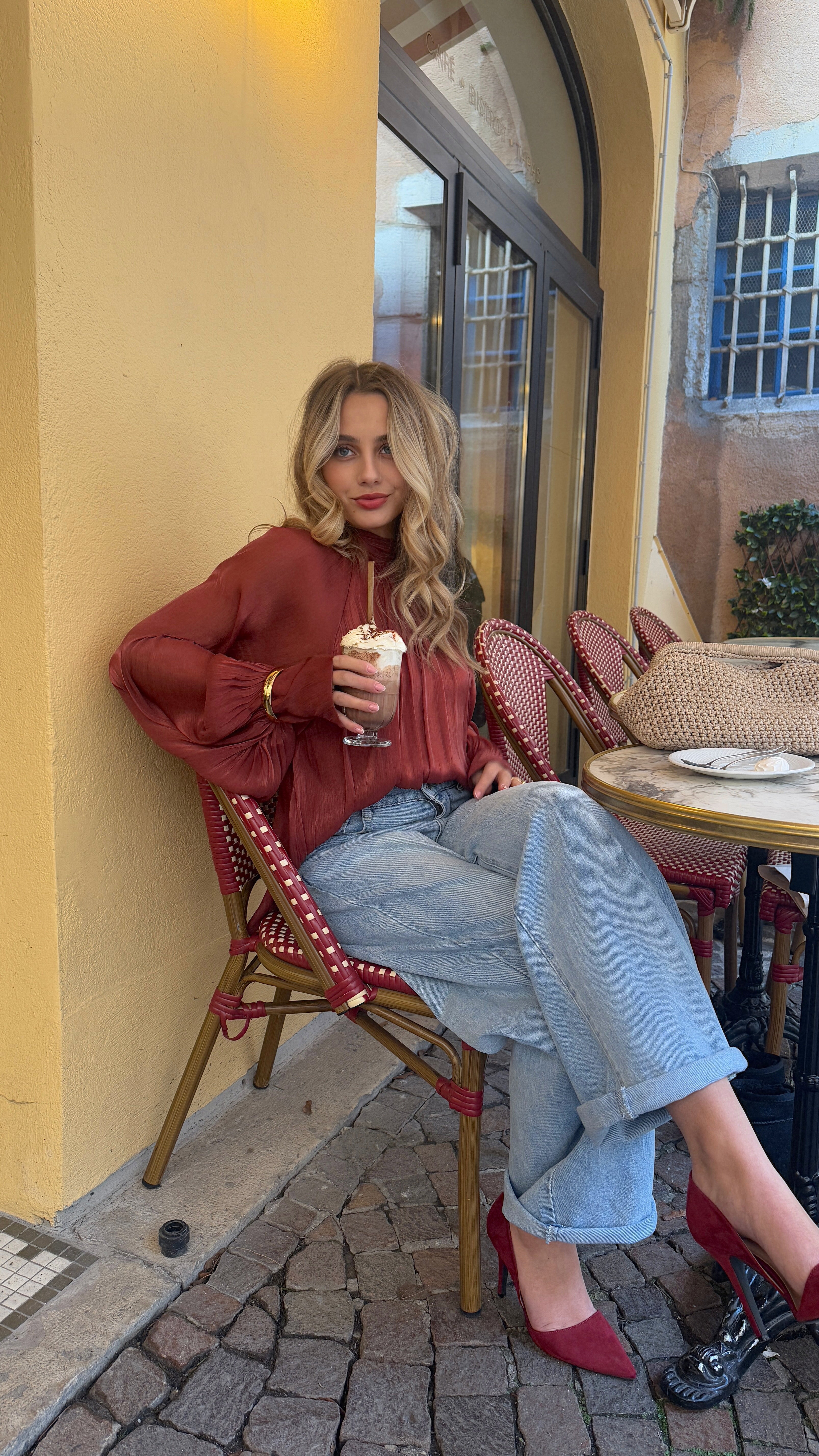 CIRUELA - BLUSA TERRACOTA