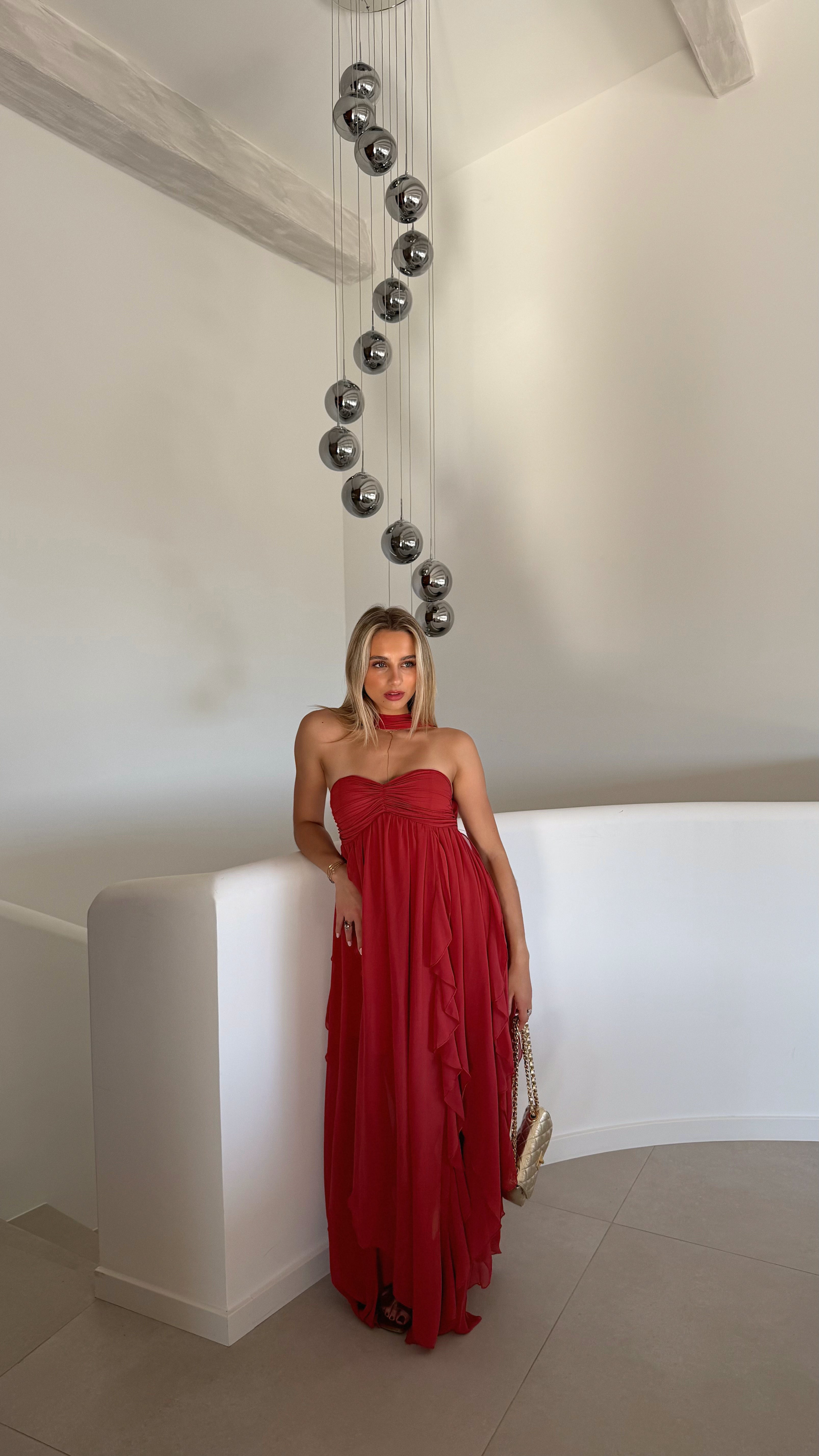 ESMEE DRESS - TERRACOTTA