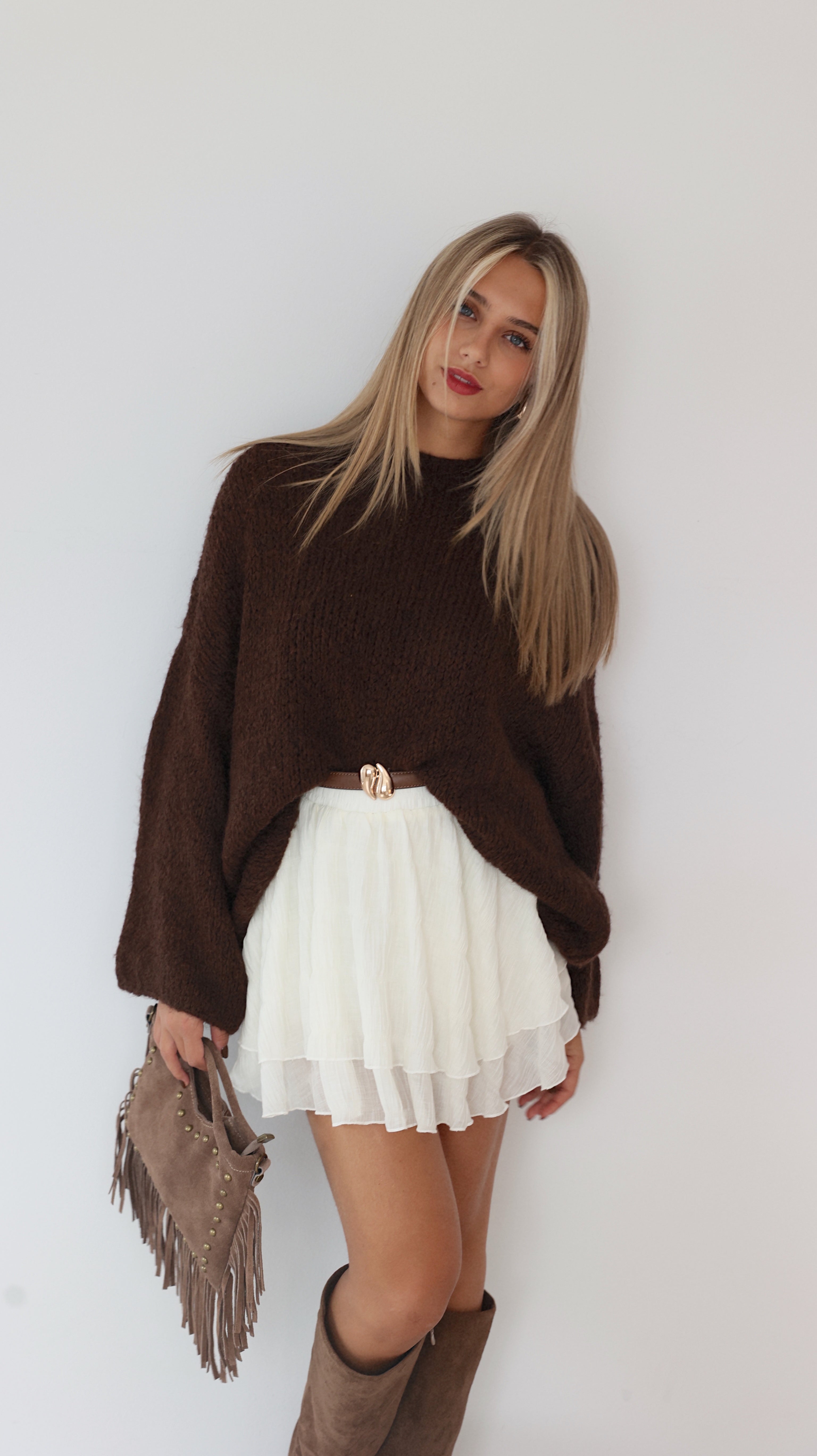 LYSE SKORT-SHORTS - CRUDO