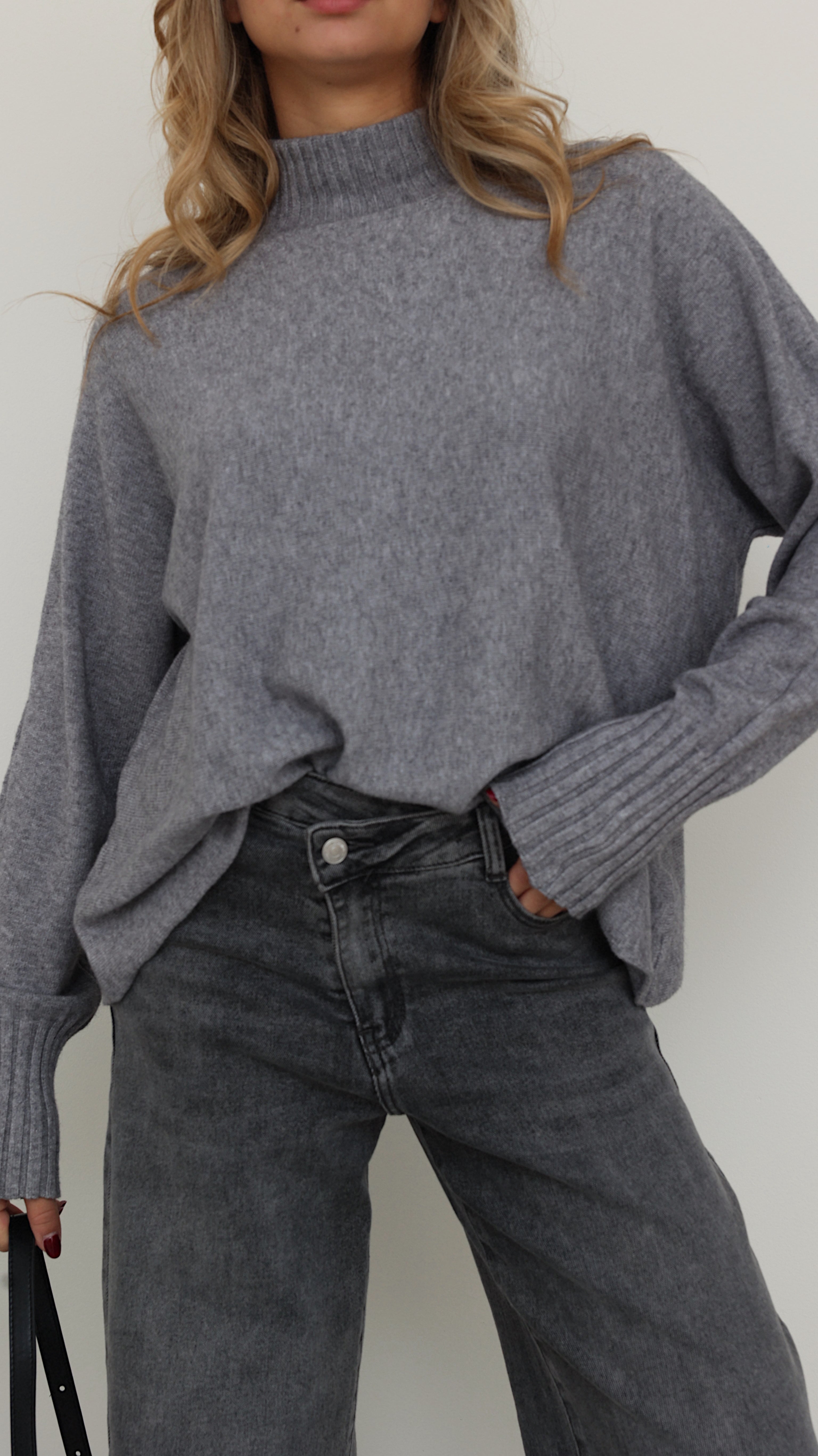 SUÉTER ARIA - GRIS