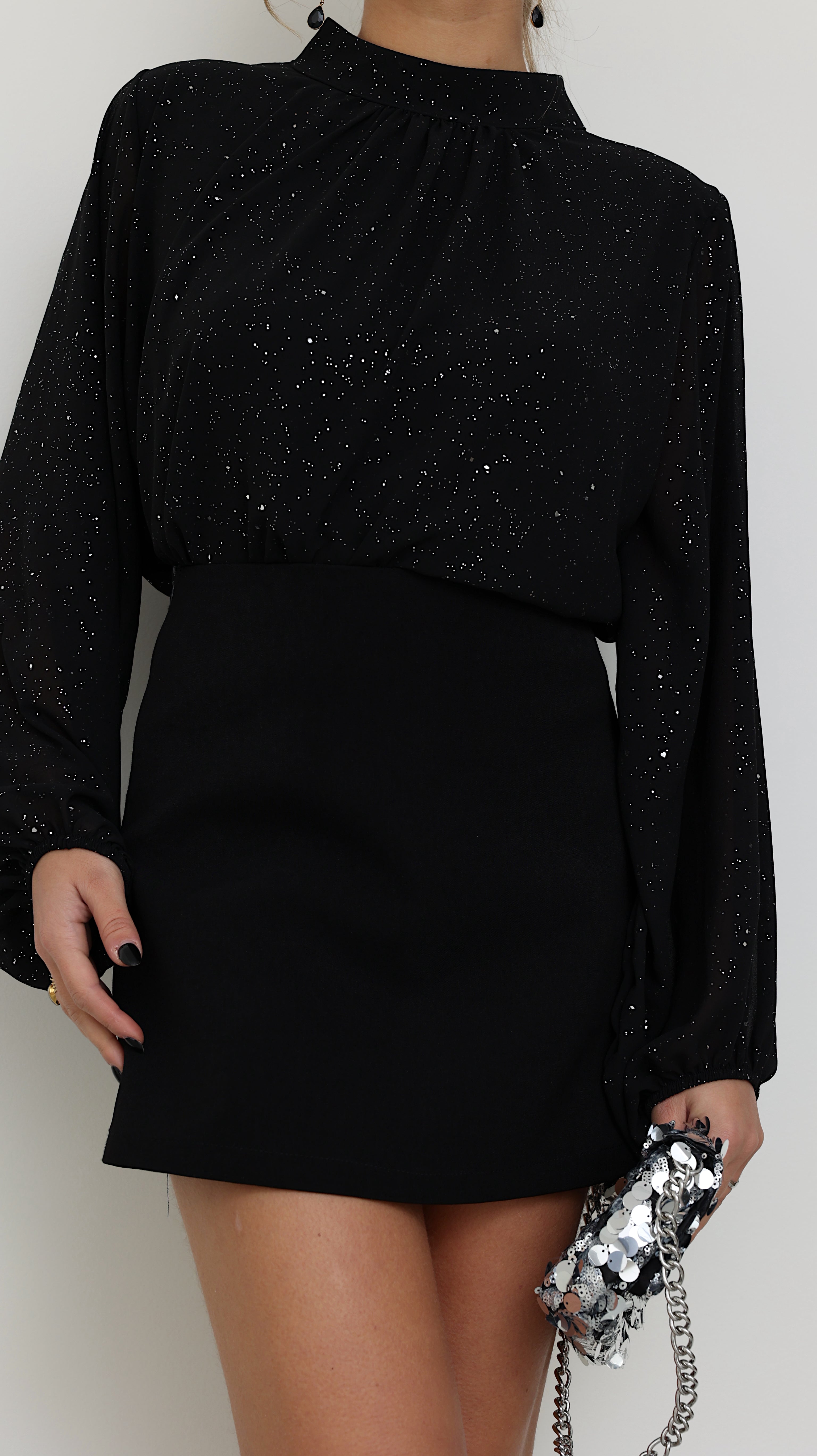 CLARA BLOUSE - BLACK