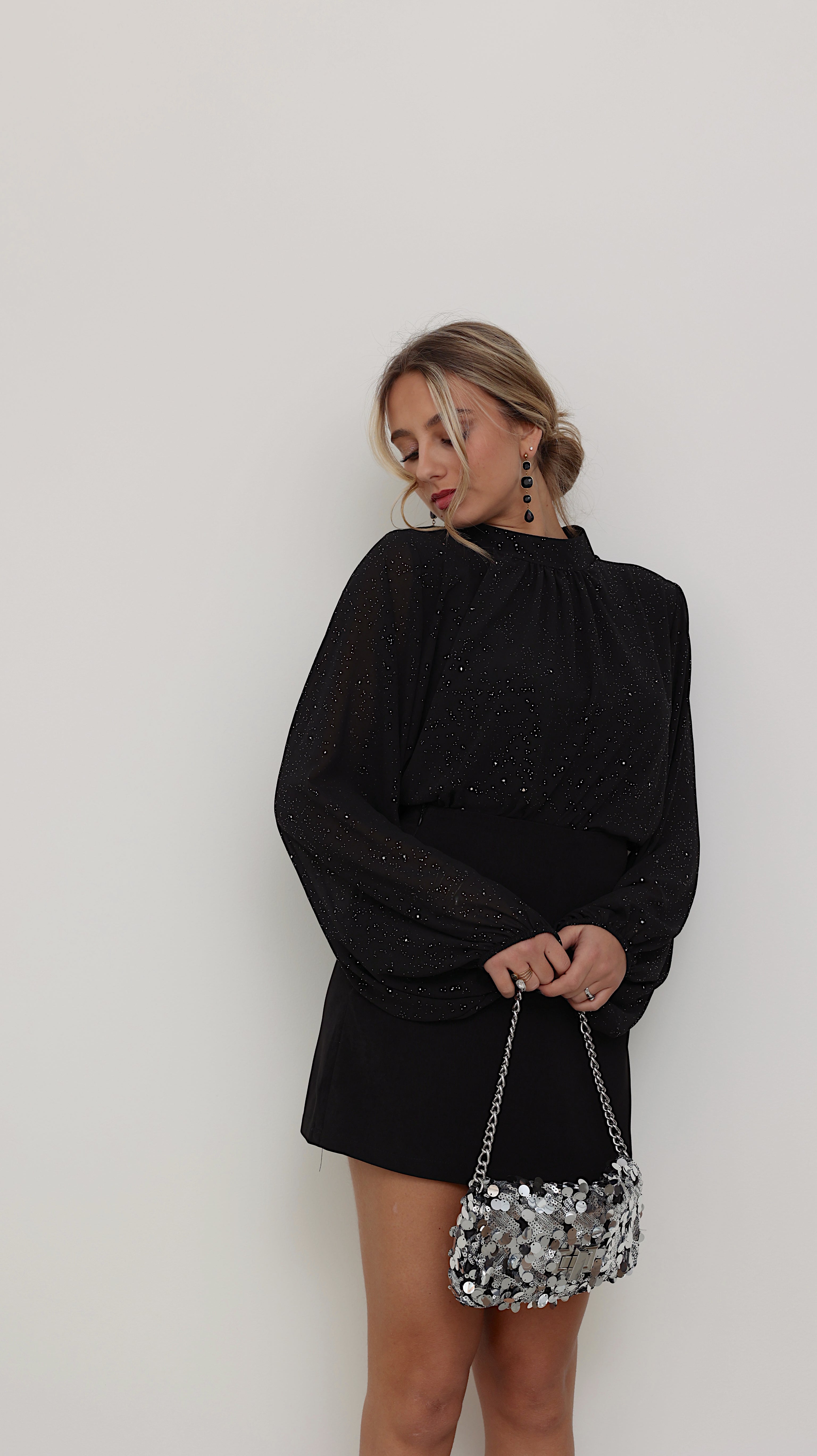 CLARA BLOUSE - BLACK