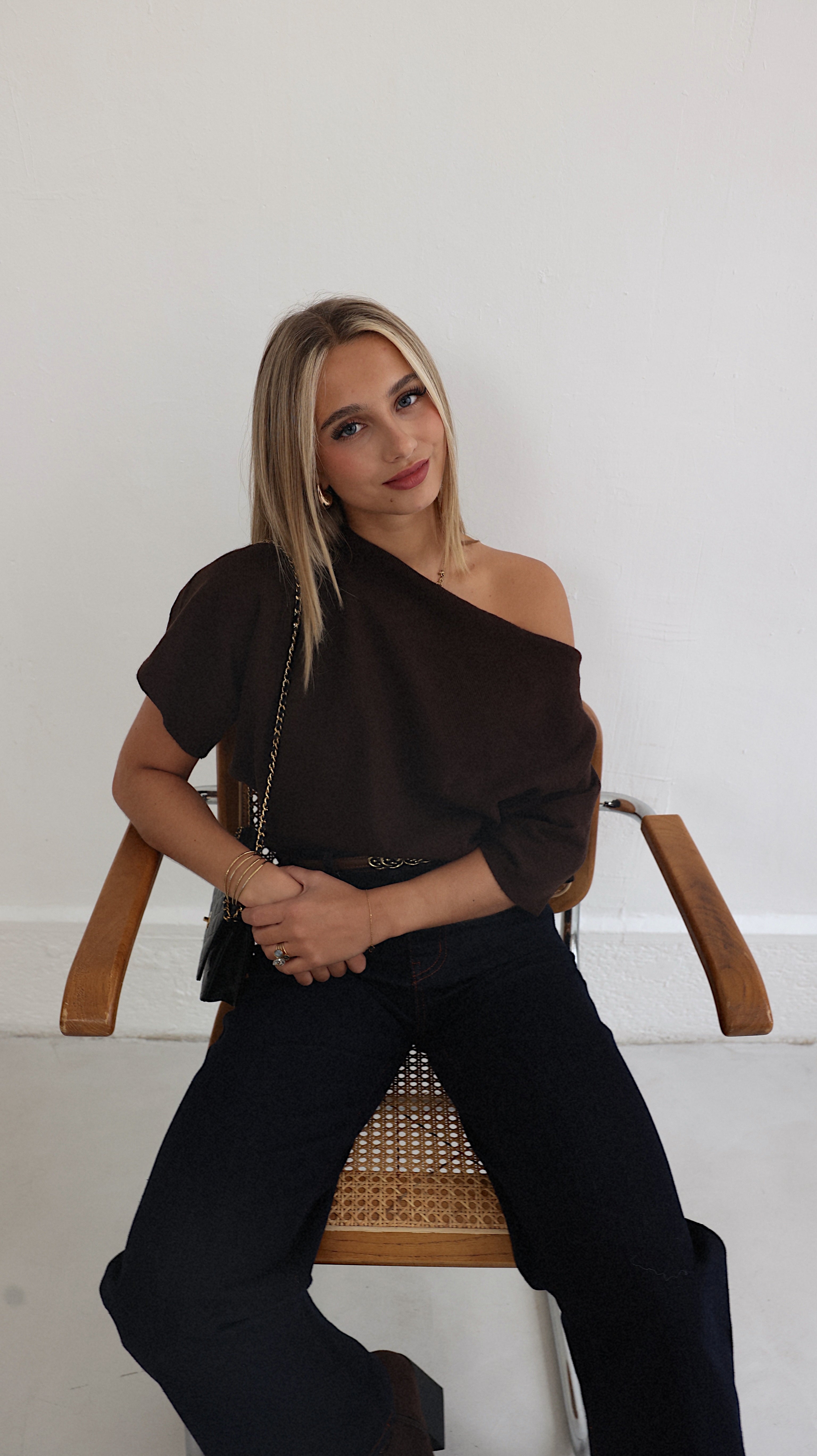 ALYZÉE SWEATER - BROWN